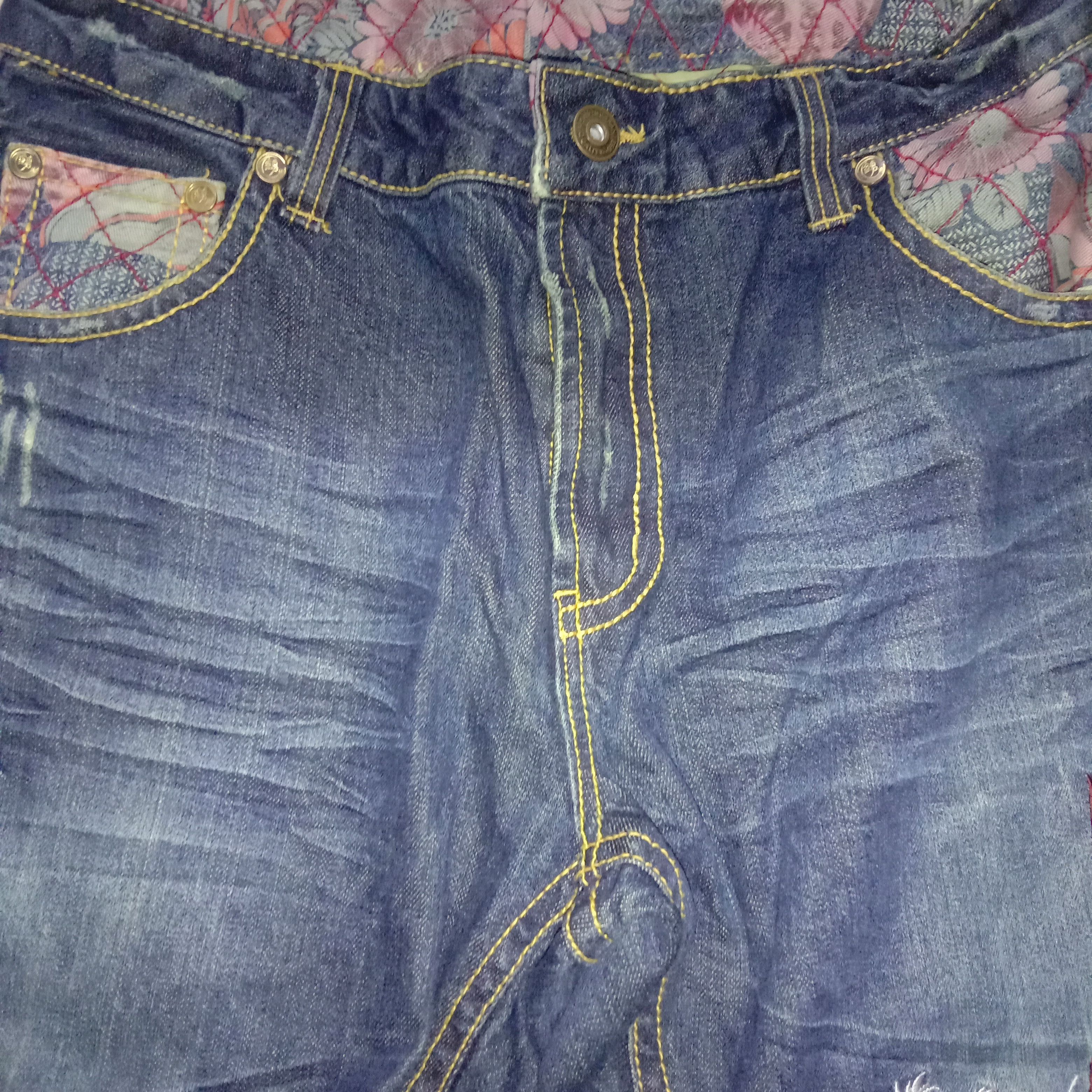 Anime × Cartoon Network × Japanese Brand Jeans Nishiki x Neon Genesis Evangelion Anime Manga Rare 00s Size US 38 / EU 54 - 7 Thumbnail