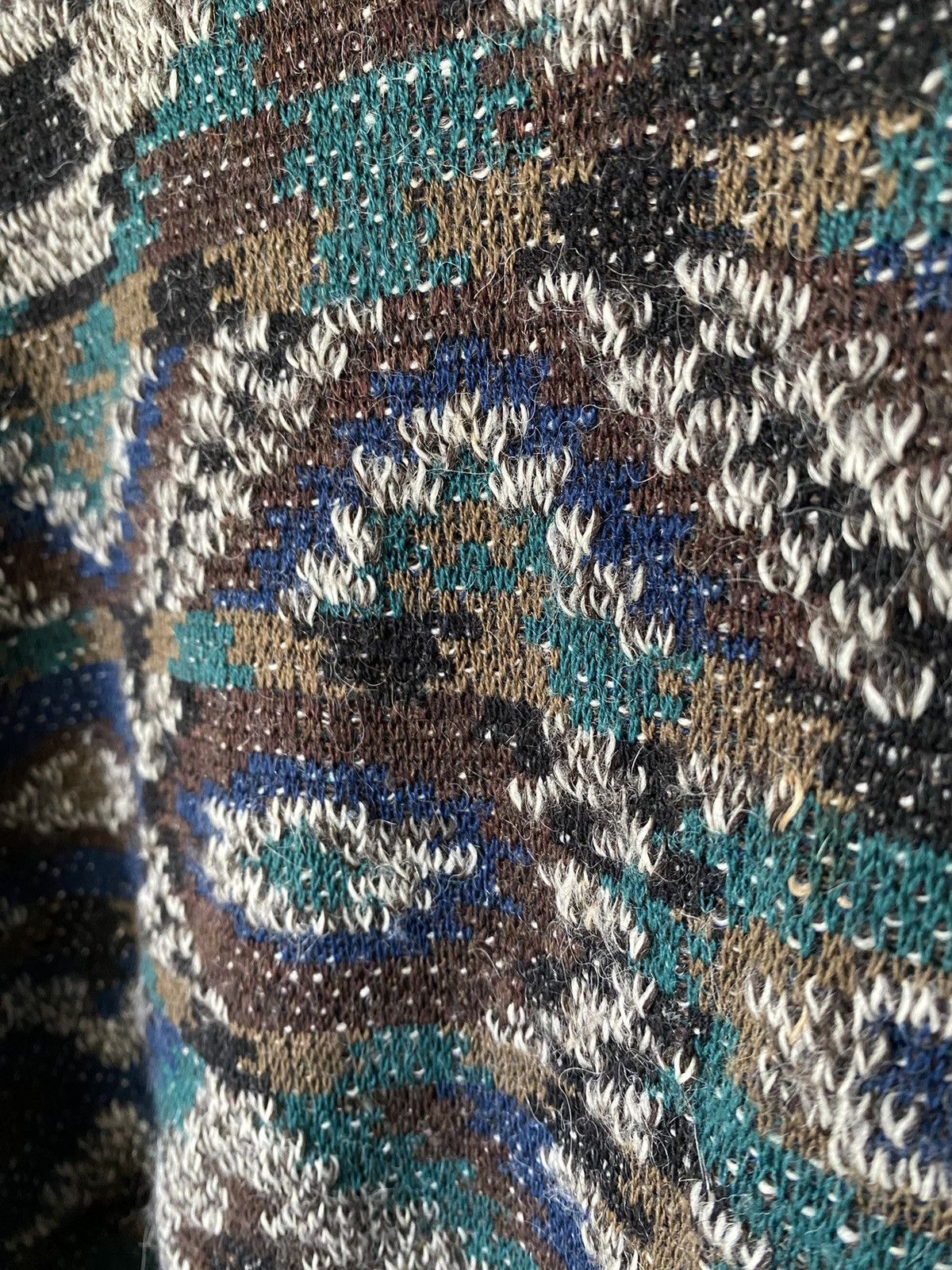 Coogi × Missoni × Yoshiyuki Konishi 1980s Missoni alpaca x wool knit sweatshirt Size L / US 10 / IT 46 - 7 Thumbnail