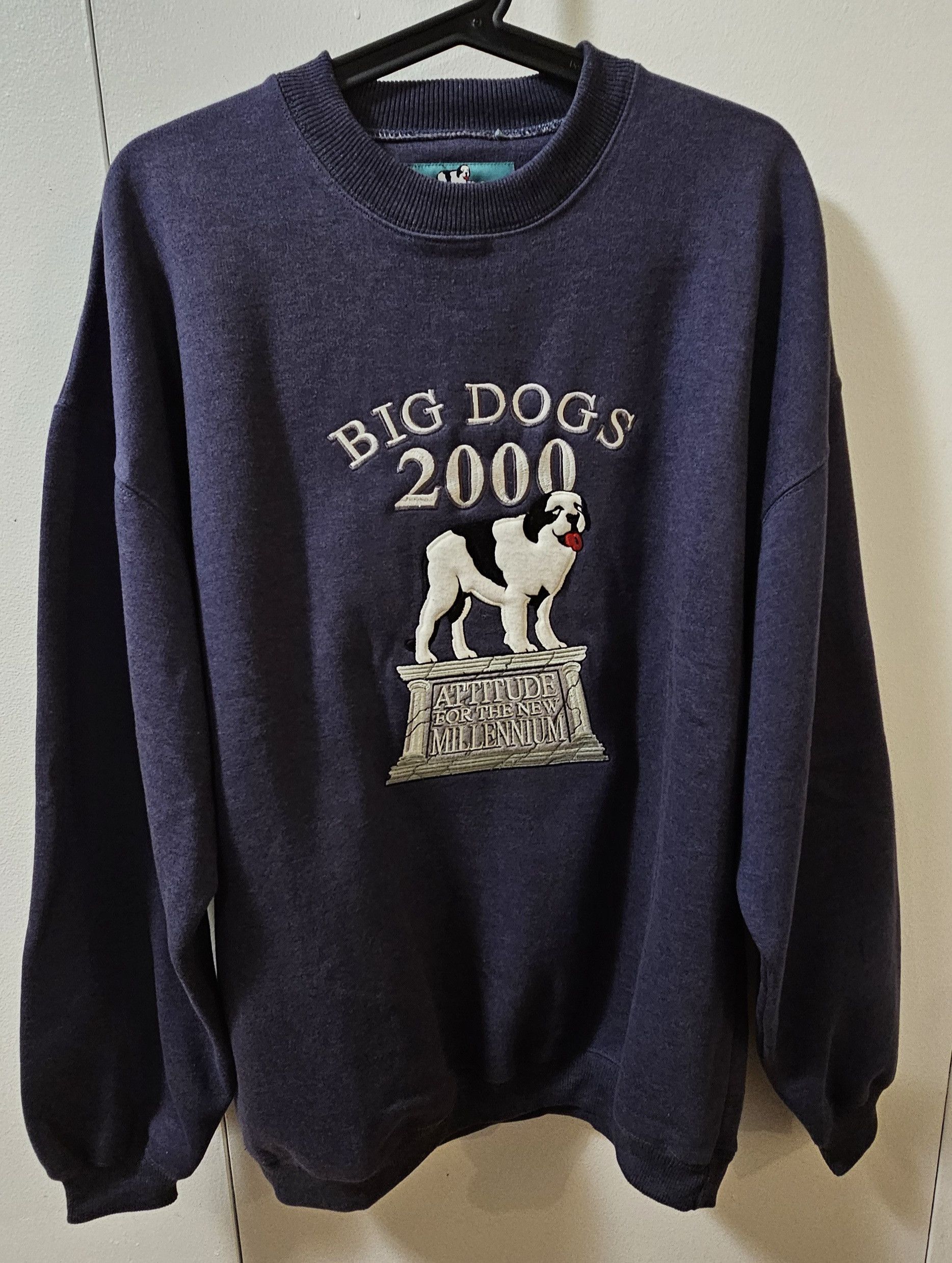 Big Dogs Vintage Big Dogs 2000 Fleece Sweatshirt Size Medium Size US M / EU 48-50 / 2 - 1 Thumbnail