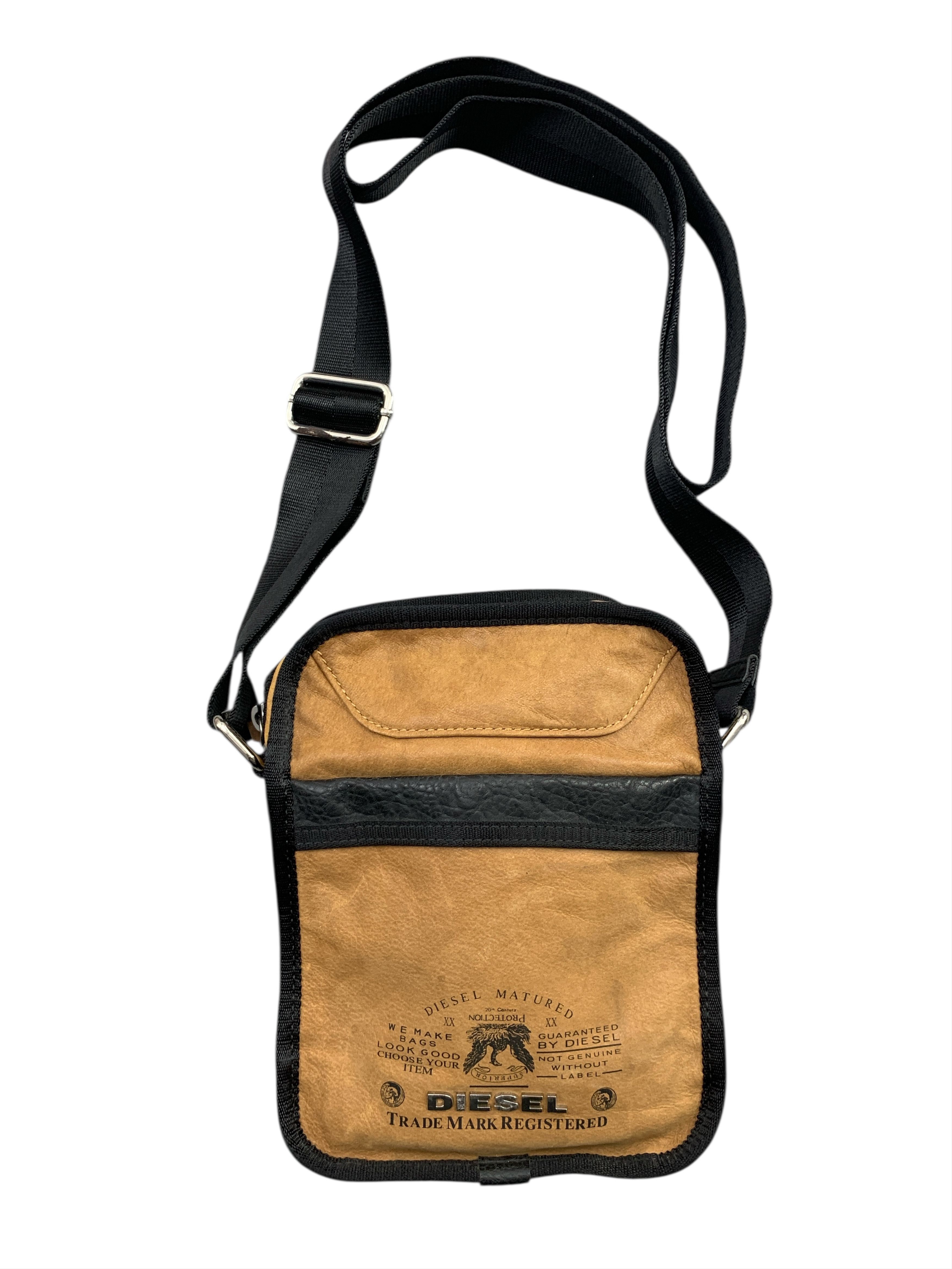 Diesel Diesel Sling Bag Leather Unisex Bag Size ONE SIZE - 1 Thumbnail