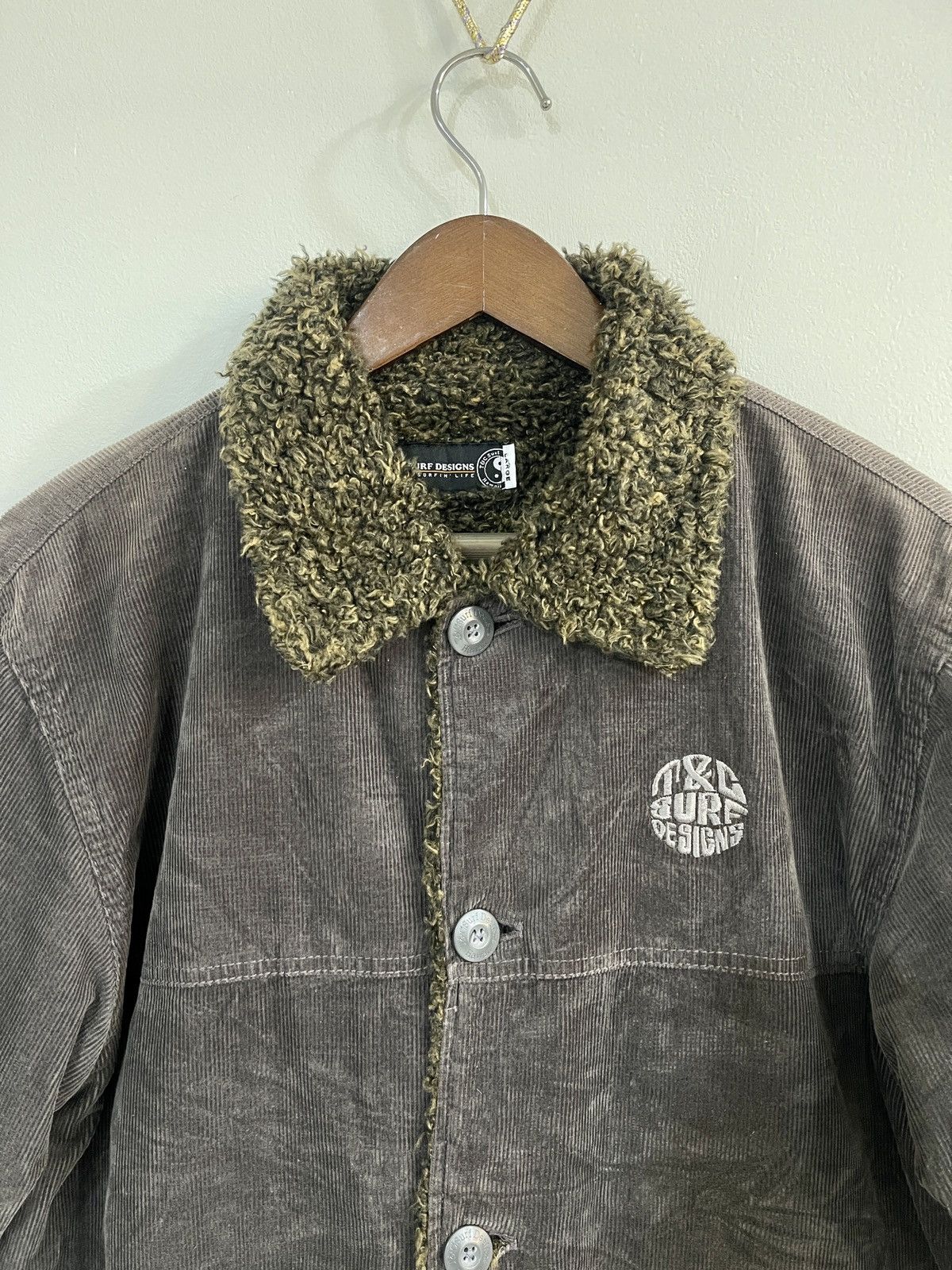 Vintage VINTAGE LEGENDARY T&C SURFING CORDUROI FLEECE INSIDE JACKET Size US L / EU 52-54 / 3 - 7 Thumbnail