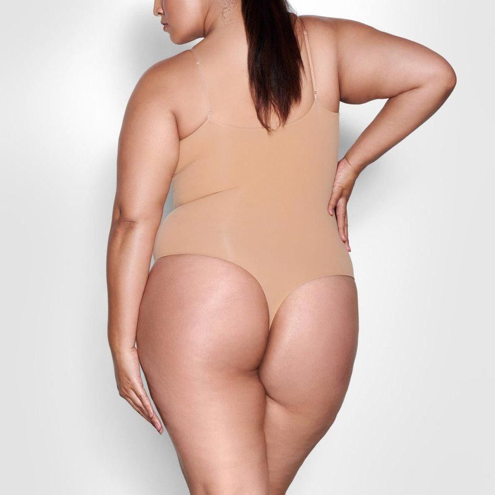 Designer CT584 Skims NWT Fits Everybody Cami Thong Bodysuit Ochre XXS Size XXS / US 00 / IT 34 - 2 Thumbnail