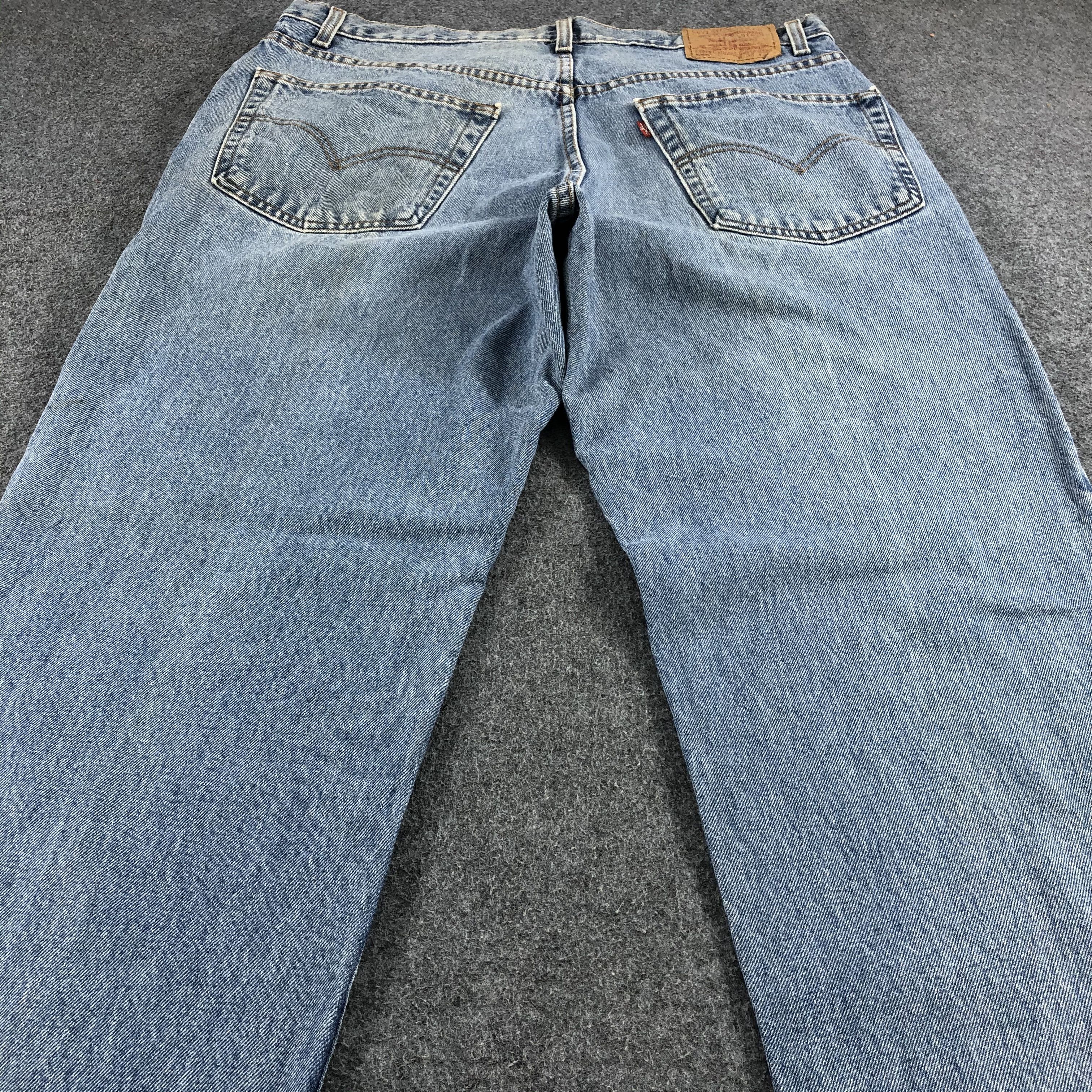 Levi's Light Wash Vintage 90s Levis 550 Jeans-J1158 Size US 37 - 4 Thumbnail