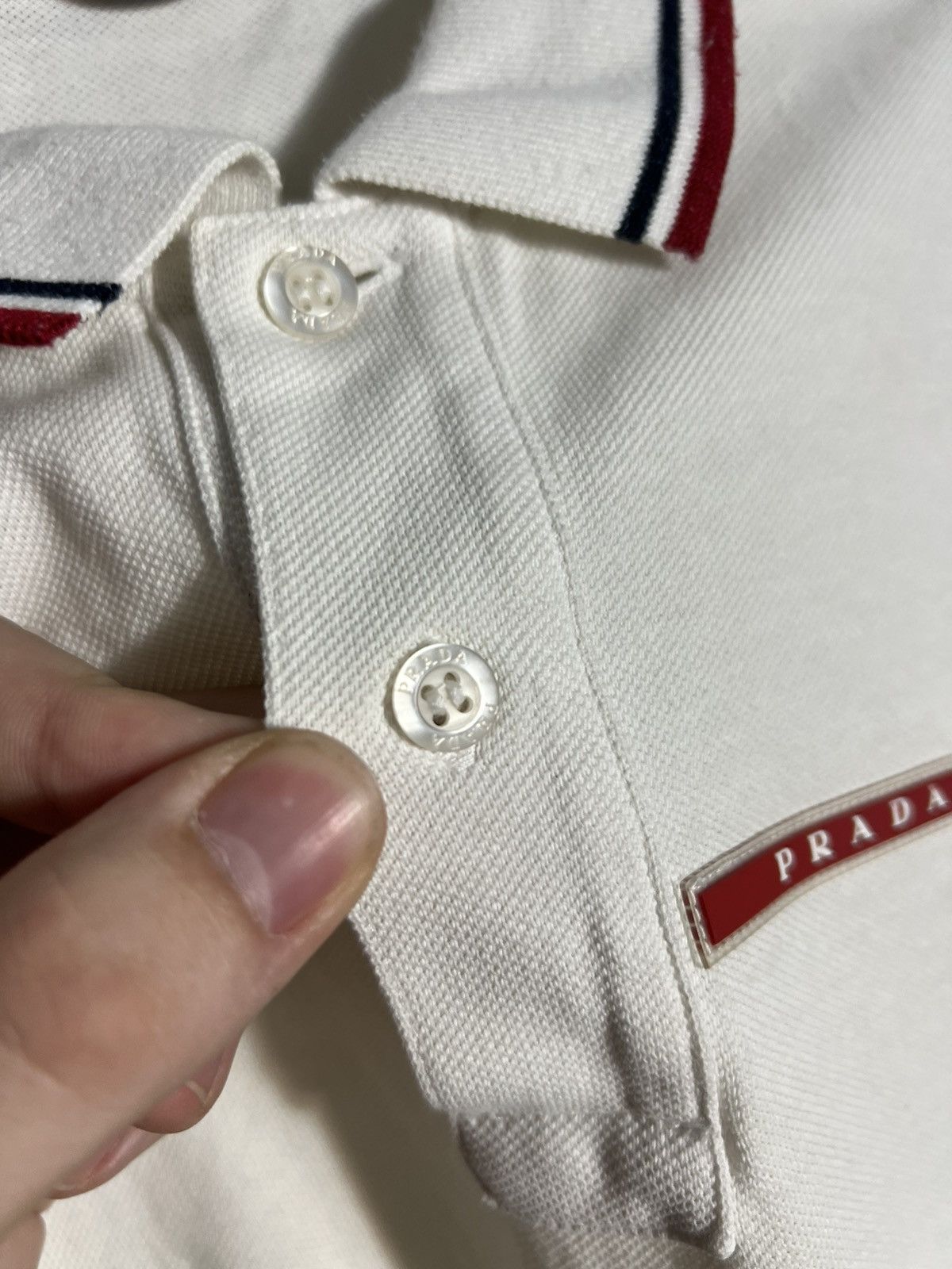 Prada Prada Polo T Shirt Red Tab Designer Size US M / EU 48-50 / 2 - 5 Thumbnail