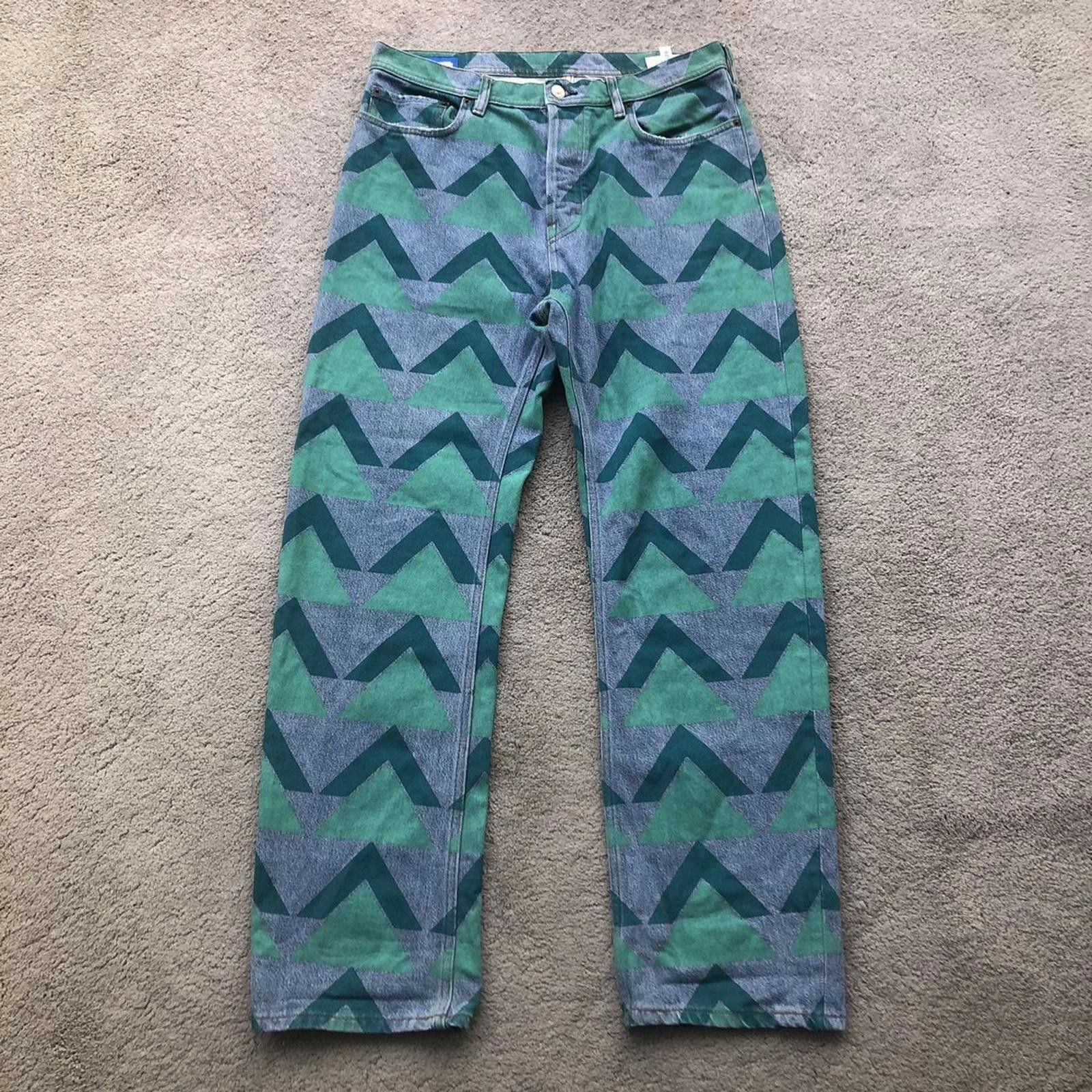 Acne Studios Acne Studios Land Print Denim Jeans Size US 30 / EU 46 - 1 Thumbnail