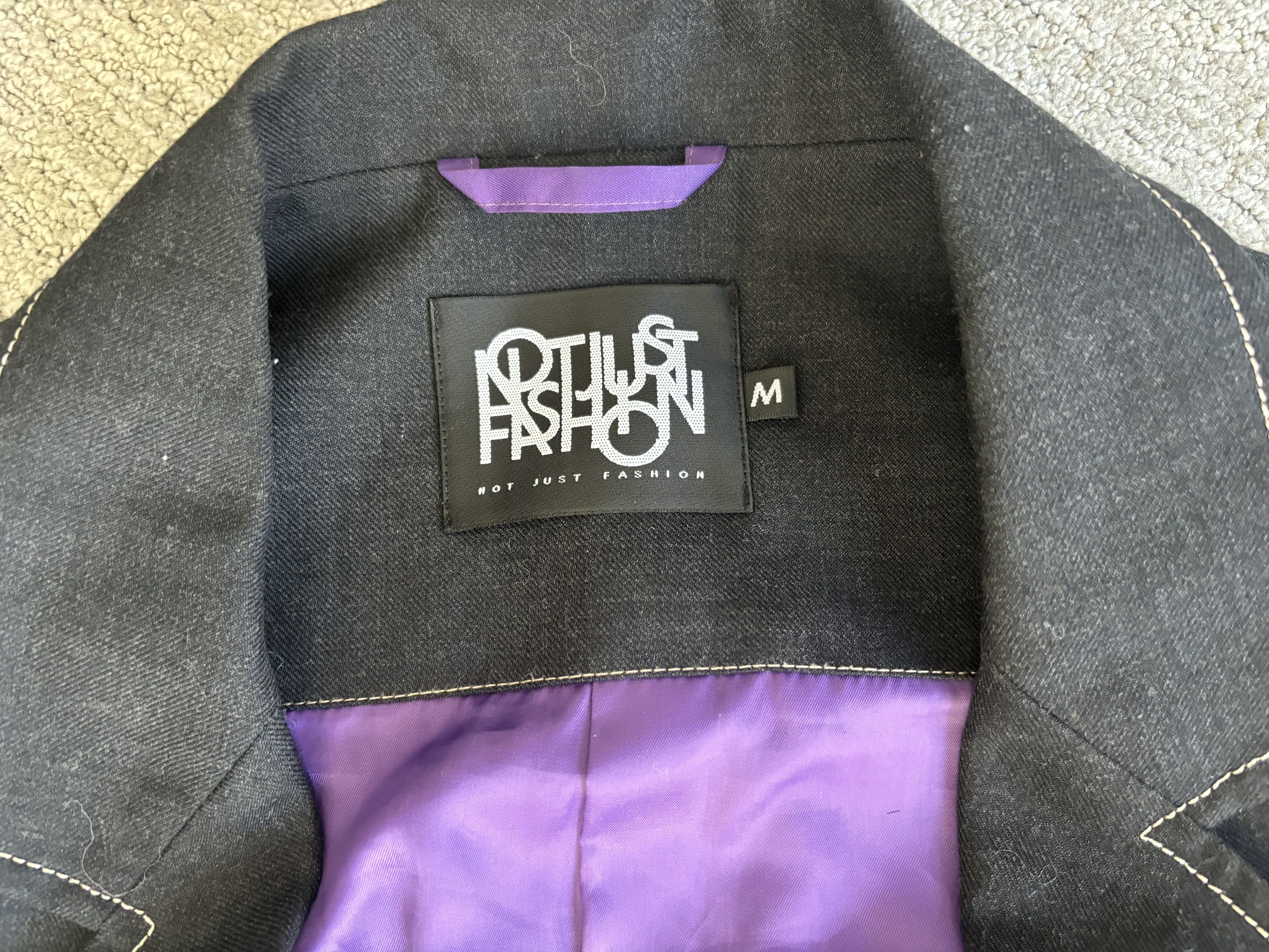 Japanese Brand NotJustFashion Japanese Designer Brand Blazer size M Size 42S - 2 Thumbnail