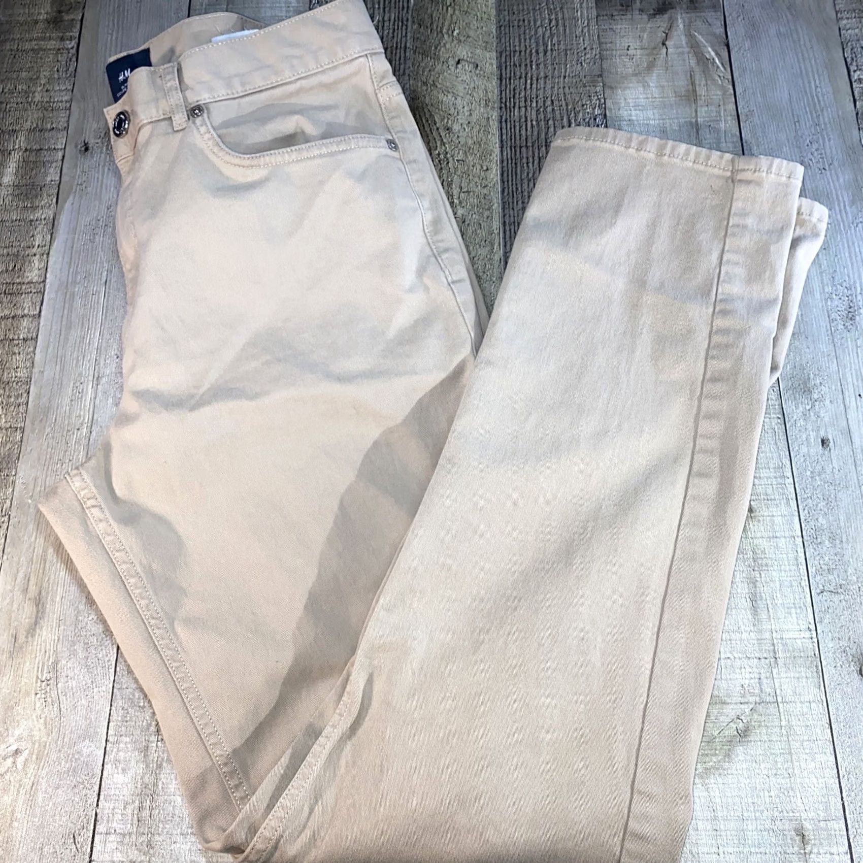 H&M H&M Jeans Men 31x32 Beige Skinny Regular Size 31 Beige Jeans Men’s H&M 31x32 Beige Skinny Regular 31 Mens Jeans Beige Skinny H&M Size US 31 - 4 Thumbnail