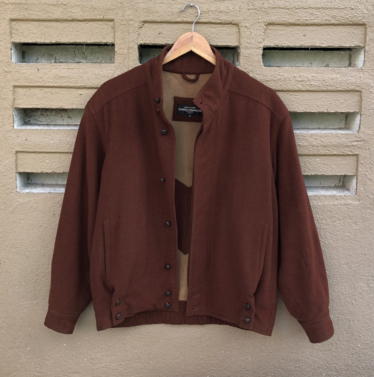 Pierre Cardin Vintage Pierre Cardin SAMEDI DIMANCHE Paros Wool Jacket Size US M / EU 48-50 / 2 - 2 Thumbnail