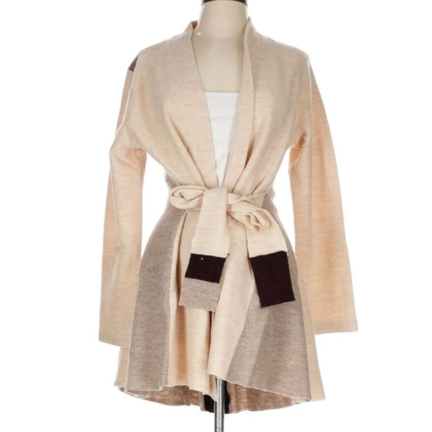 Anthropologie Anthropologie Rosie Neira Denissa Tie Waist Wool Sweater Wom Size XL / US 12-14 / IT 48-50 - 2 Thumbnail