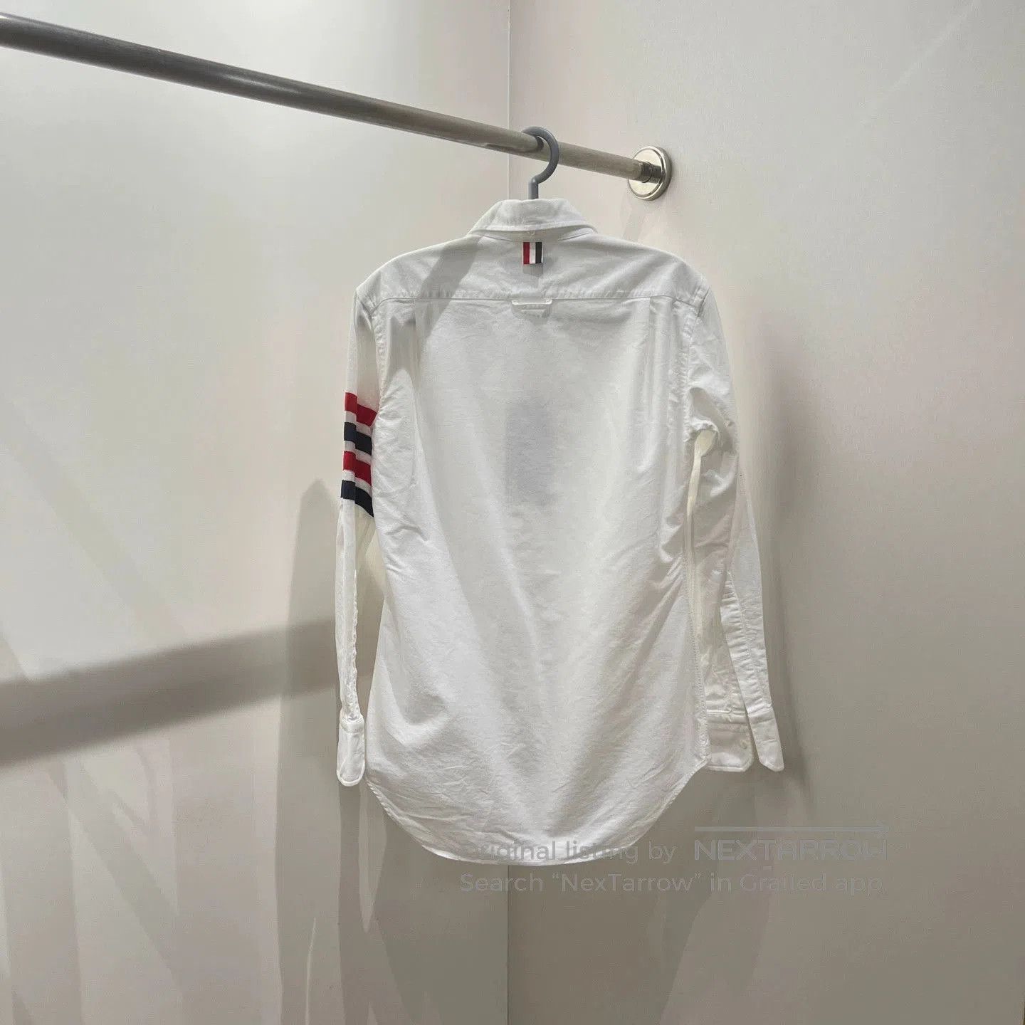 Thom Browne THOM BROWNE White 4-Bar Sleeve Shirt. Size US S / EU 44-46 / 1 - 2 Thumbnail
