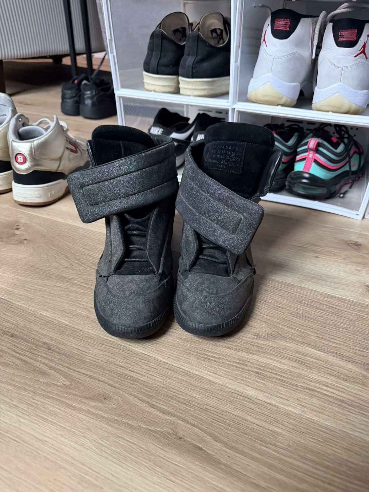 Maison Margiela Future Black Glitter | Grailed