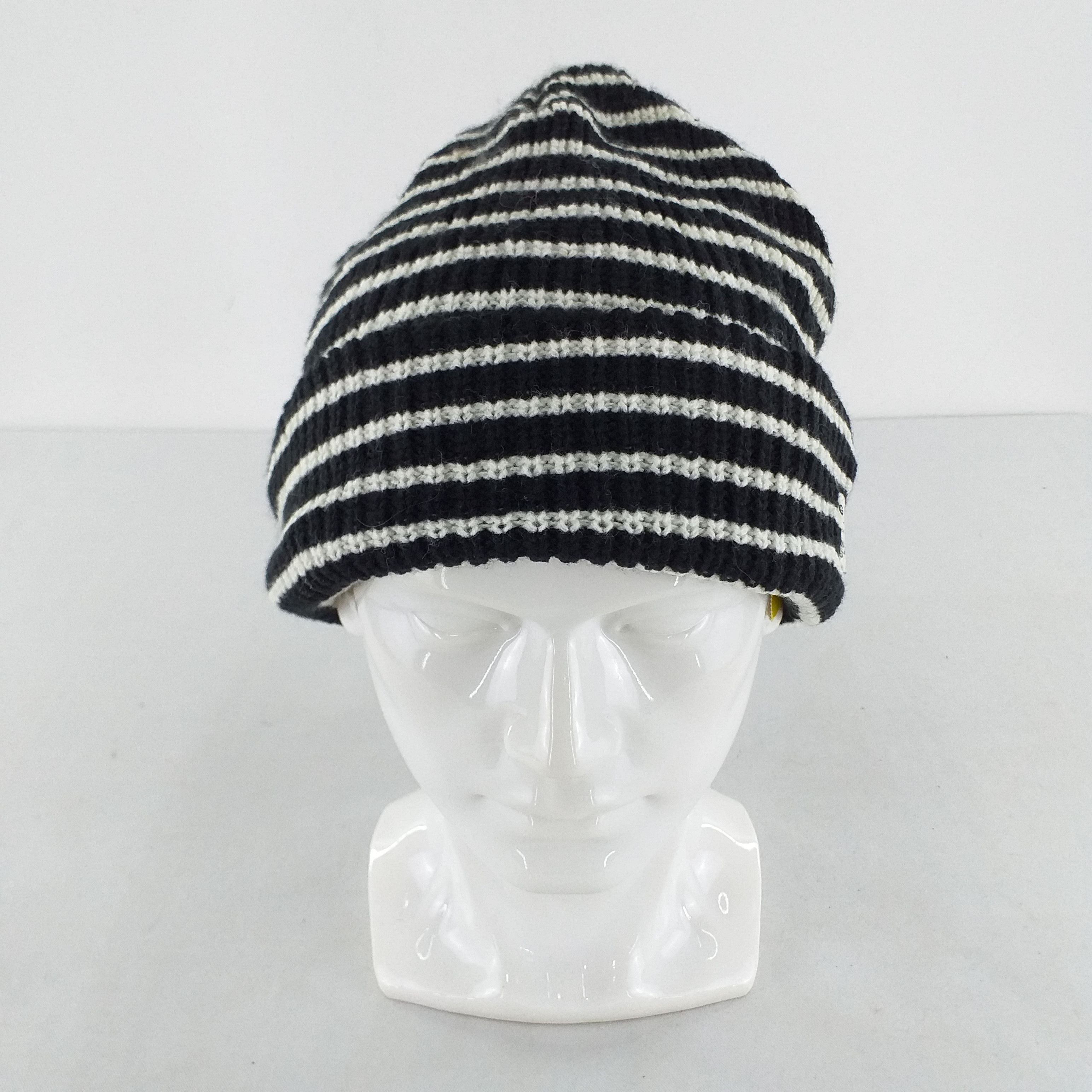 Global Work Vintage Global Work Stripes Snow Cap Hat Beanie -BN474 Size ONE SIZE - 2 Thumbnail