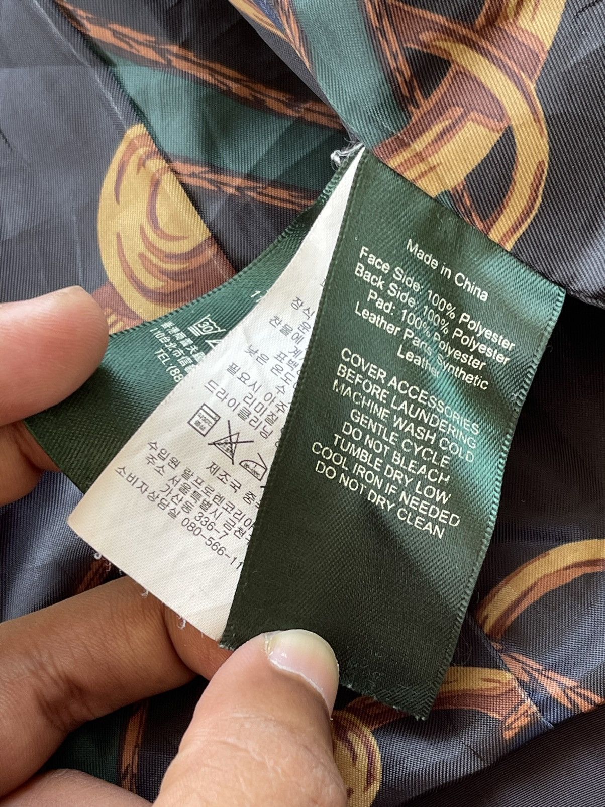 Polo Ralph Lauren Ralph Lauren Black Full-Prints Lining Quilted Jacket Size US S / EU 44-46 / 1 - 11 Thumbnail