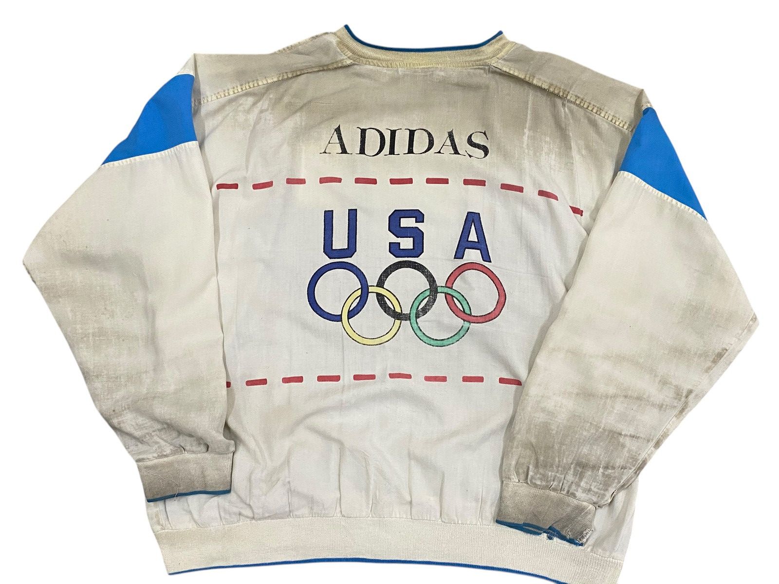 Adidas Vintage Adidas USA Olympic Jacket Size US XL / EU 56 / 4 - 3 Thumbnail