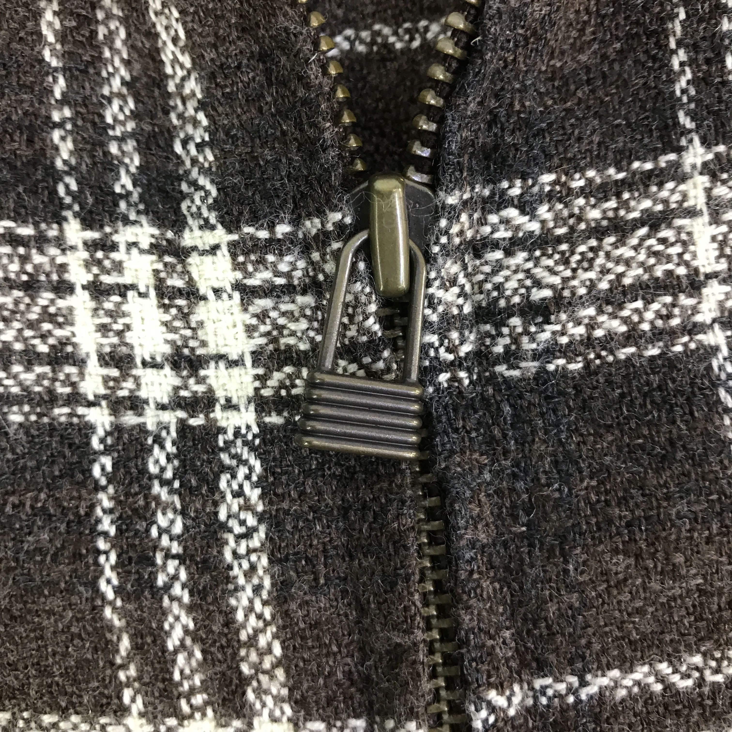 Uniqlo Vintage uniqlo Tartan Zipper jacket K116B3 Size US L / EU 52-54 / 3 - 10 Thumbnail