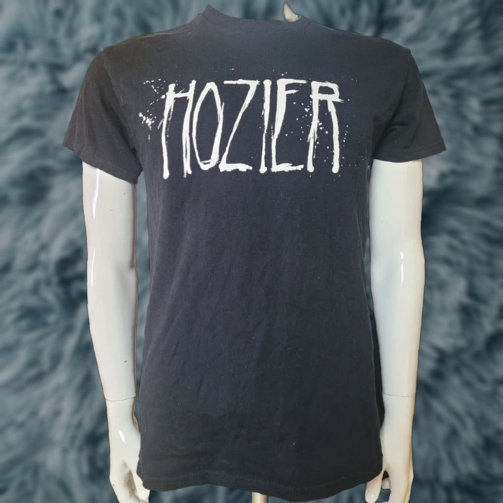 Gildan Hozier T Shirt Medium Black Gildan 100% Cotton Short Sleeve Crew Neck Band Rock 00s Mens Graphic Tee Vintage No Trend - Size US M / EU 48-50 / 2 - 1 Thumbnail