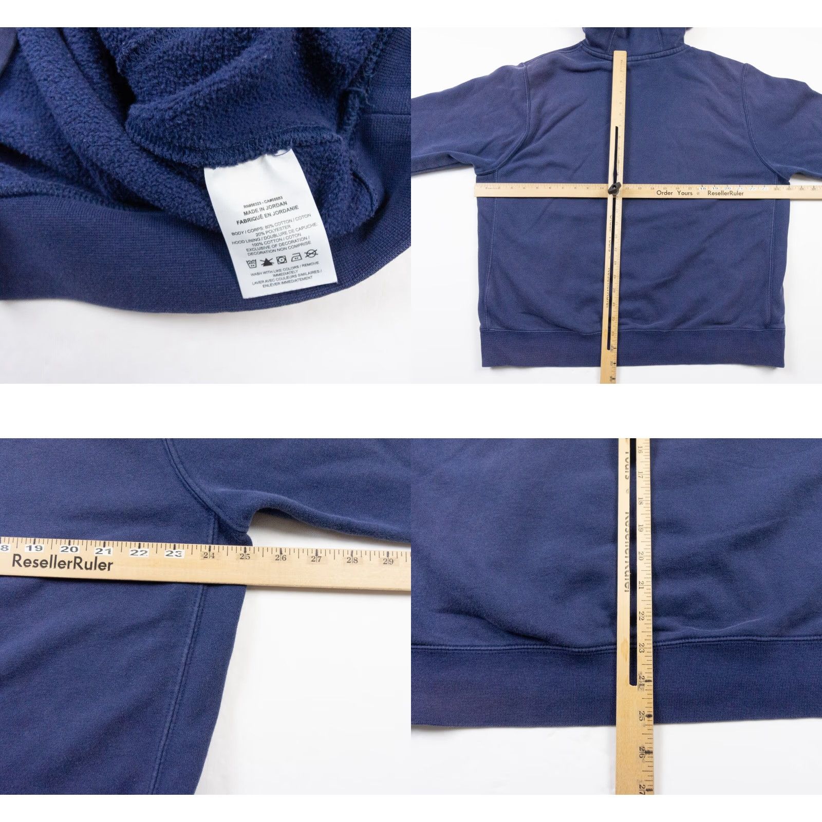 Nike Nike Sweatshirt Mens Blue Large Hoodie Pullover Swoosh Sweater Adult Faded Size US L / EU 52-54 / 3 - 8 Thumbnail