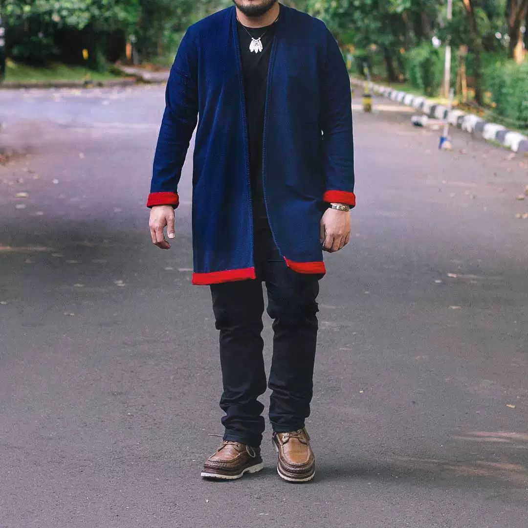 Visvim visvim sanjuro coat long indigo outerwear Size US L / EU 52-54 / 3 - 1 Thumbnail