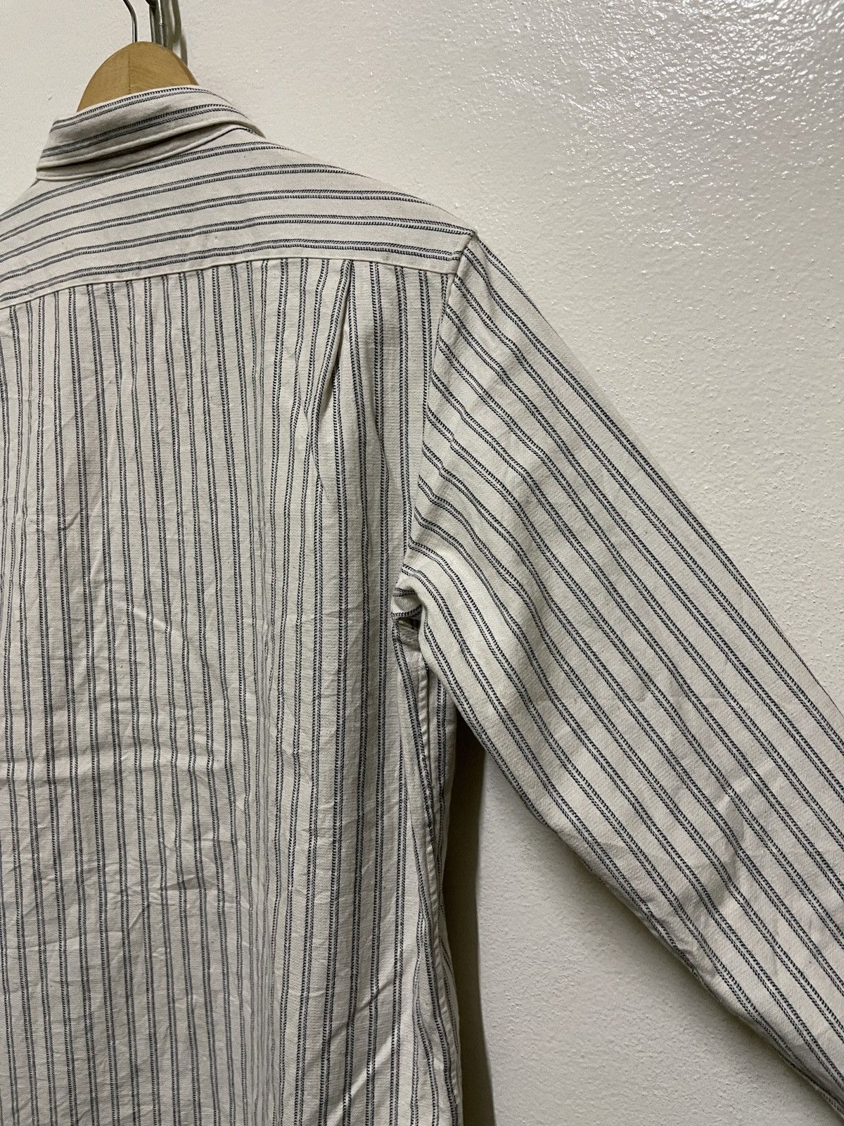 Japanese Brand × STUDIOUS Studious Pocket Shirt Striped Long Sleeve Size US M / EU 48-50 / 2 - 12 Thumbnail