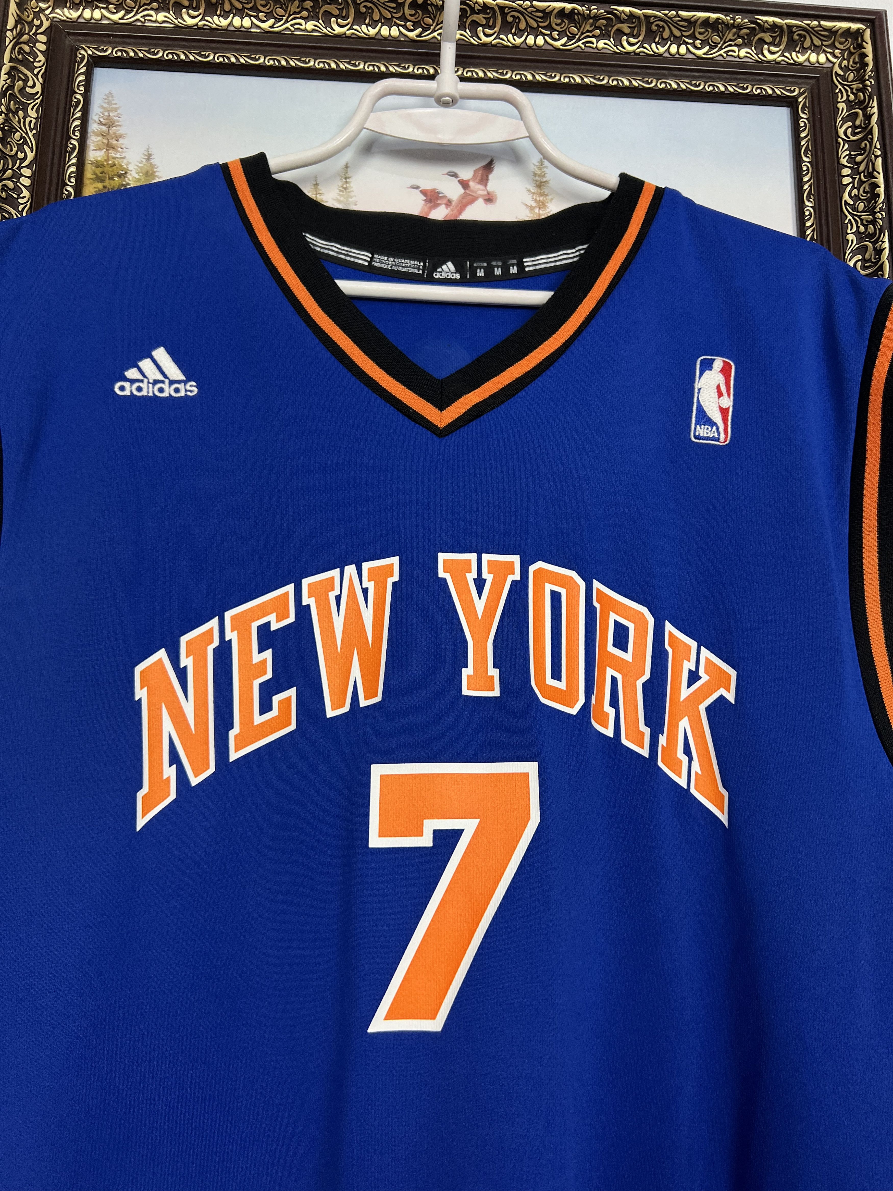 Adidas Vintage New York Knicks #7 Anthony NBA Jersey Shirt Rare Size US M / EU 48-50 / 2 - 3 Thumbnail
