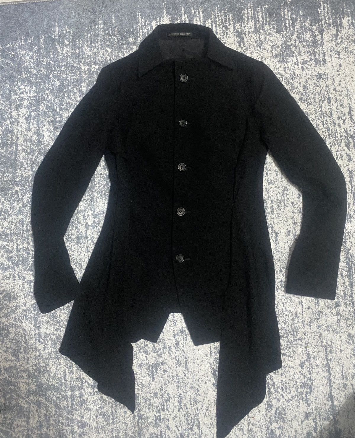 Japanese Brand Women wool Blazer yohji yamamoto japan noir ss10 Size XS / US 0-2 / IT 36-38 - 1 Thumbnail
