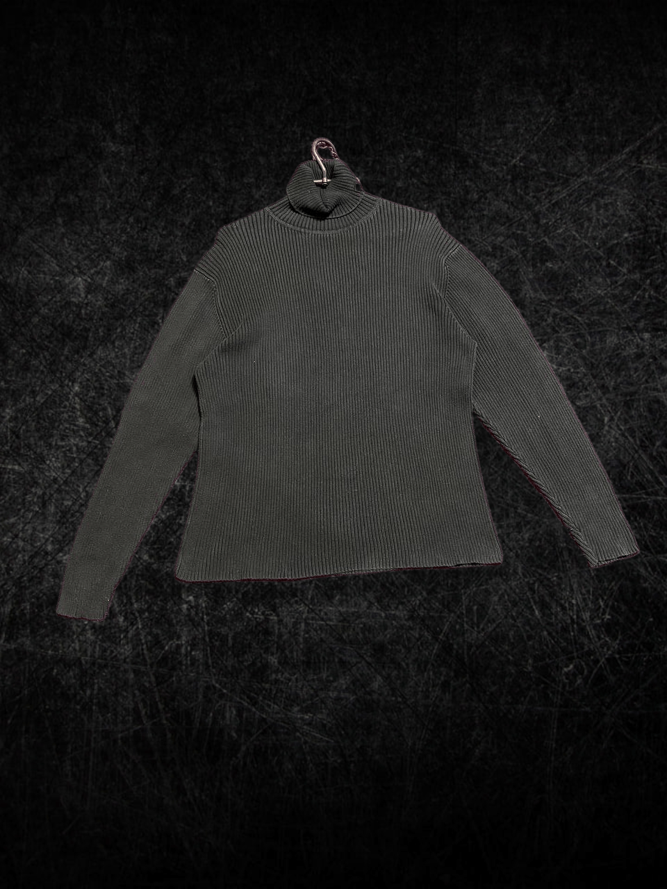 Polo Ralph Lauren Black high neck sweatshirt Polo Ralph Lauren Y2K Size US XL / EU 56 / 4 - 1 Thumbnail