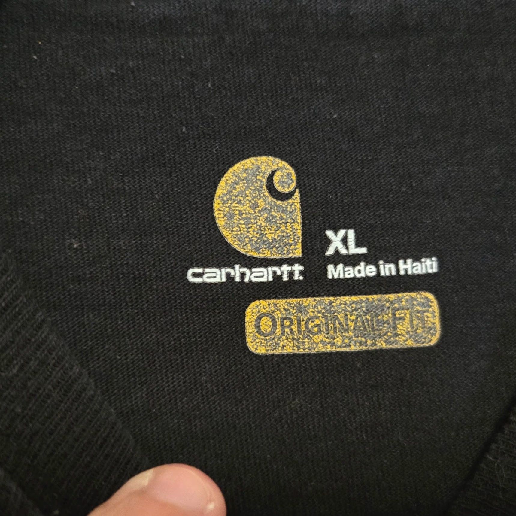 Carhartt Carhartt Mechanics? Original Fit Long Sleeve Pocket T-Shirt XL Black Men Ladies? Size US XL / EU 56 / 4 - 5 Thumbnail