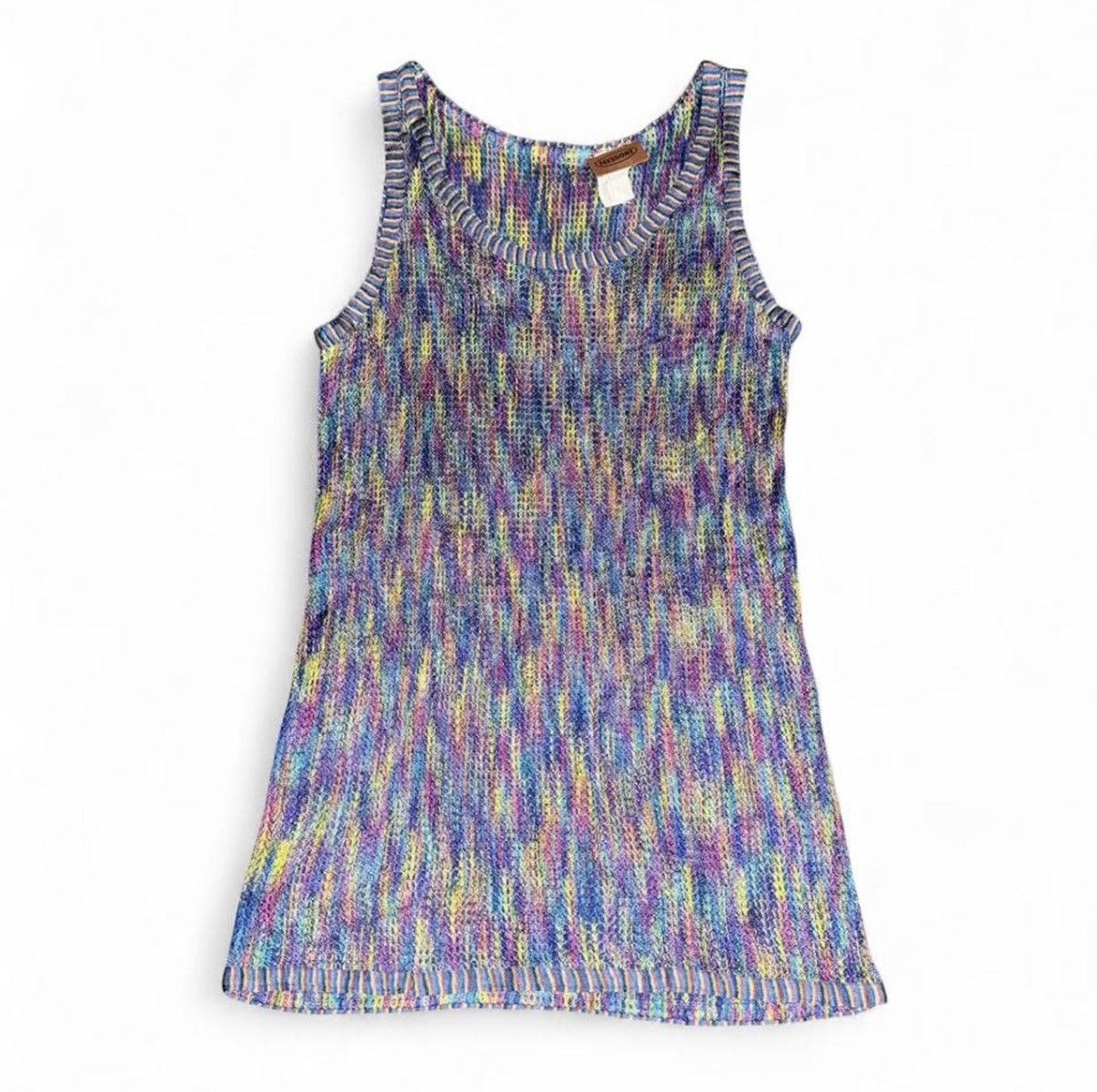 Missoni Missoni multicolor knit mesh tank top Size US L / EU 52-54 / 3 - 2 Thumbnail