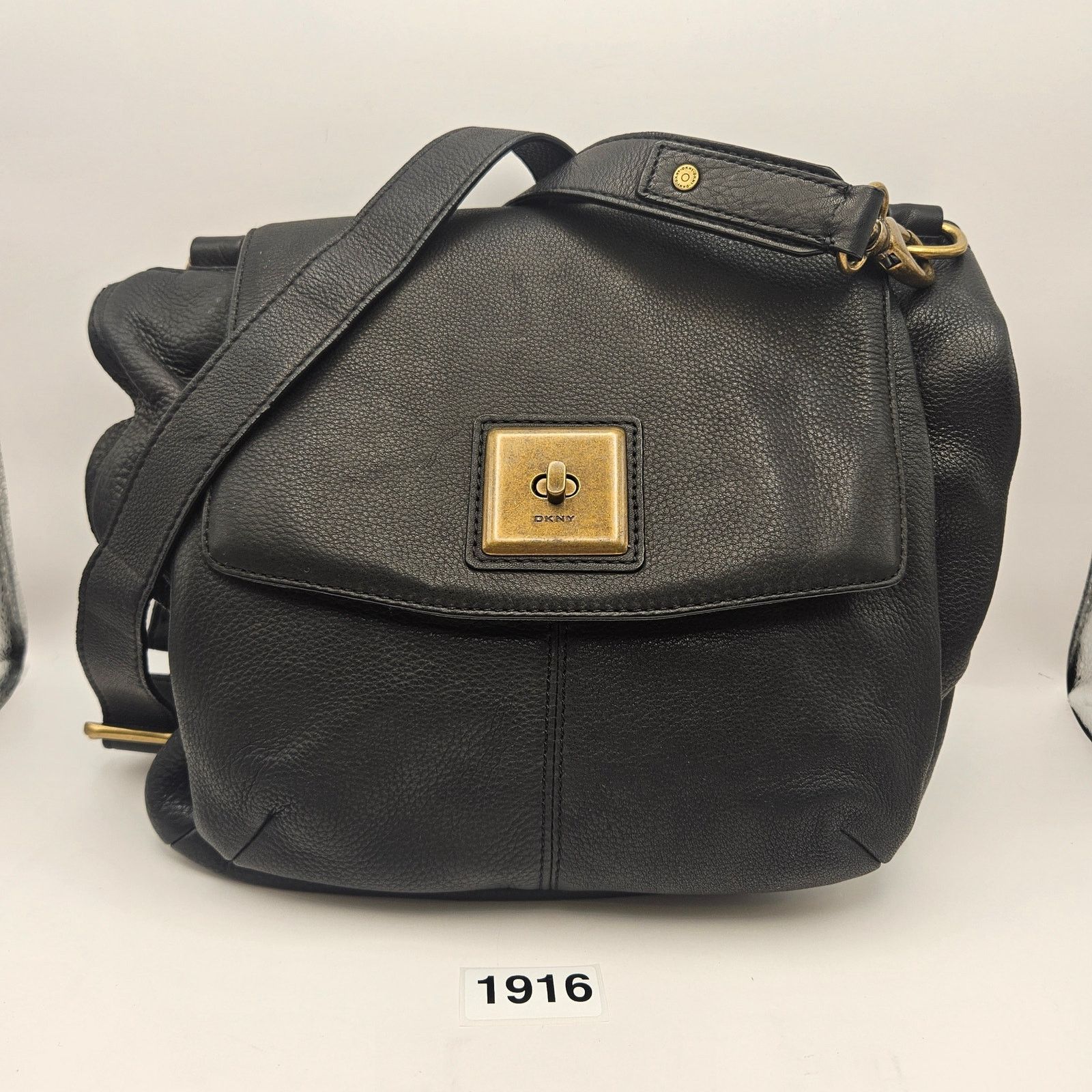DKNY DKNY Y2K VINTAGE SOFT LEATHER SHOULDER BAG TURNLOCK NEW Size ONE SIZE - 1 Thumbnail