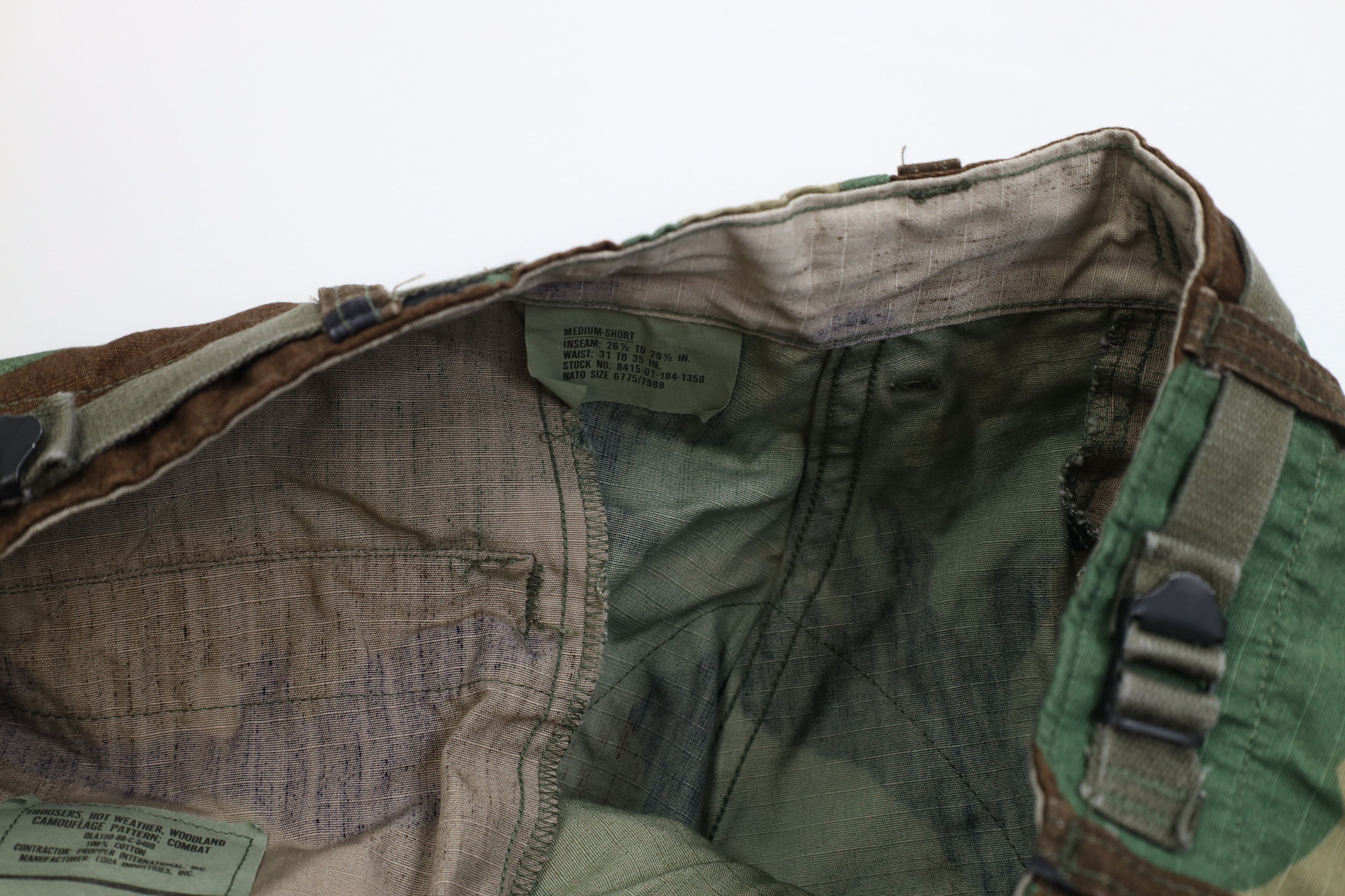 Vintage Vintage 80s Propper Short Camouflage Hot Combat Pants Size US 34 / EU 50 - 9 Thumbnail
