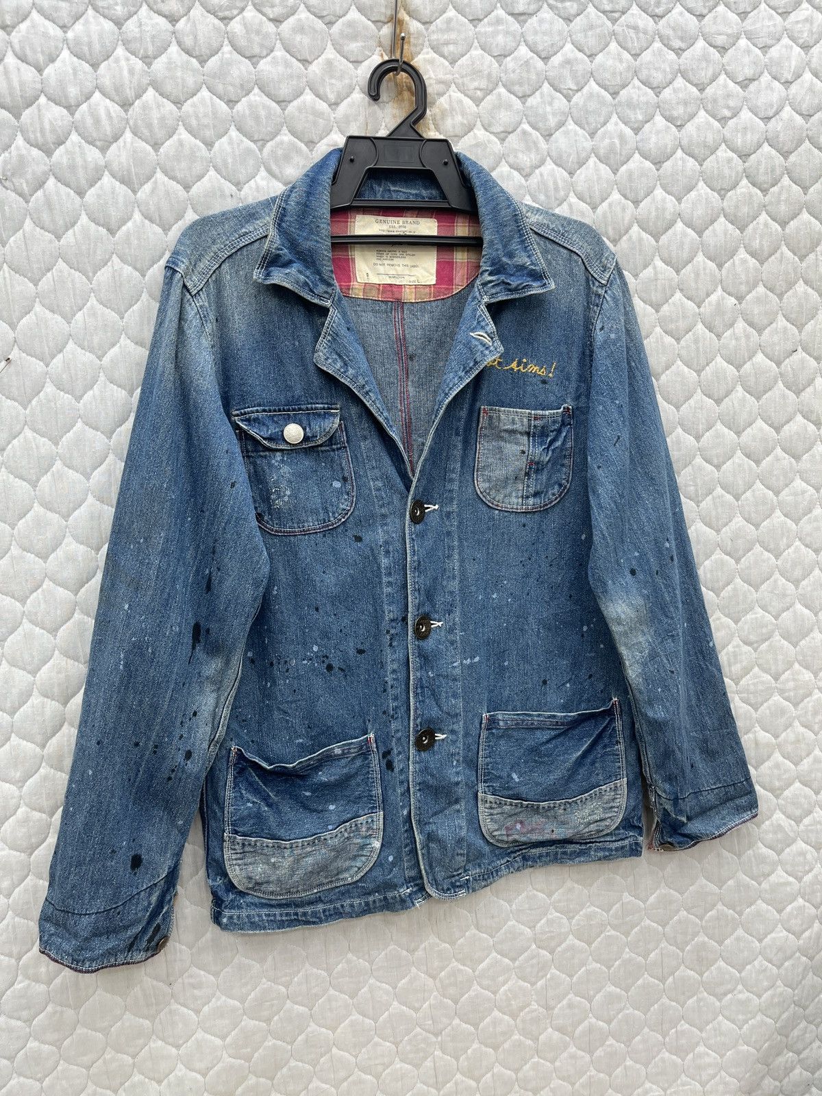 KOJIMA GENES 🔥🔥🔥ARCHIVE M2 SQUARED DENIM CHORE JACKET Size M / US 6-8 / IT 42-44 - 2 Thumbnail