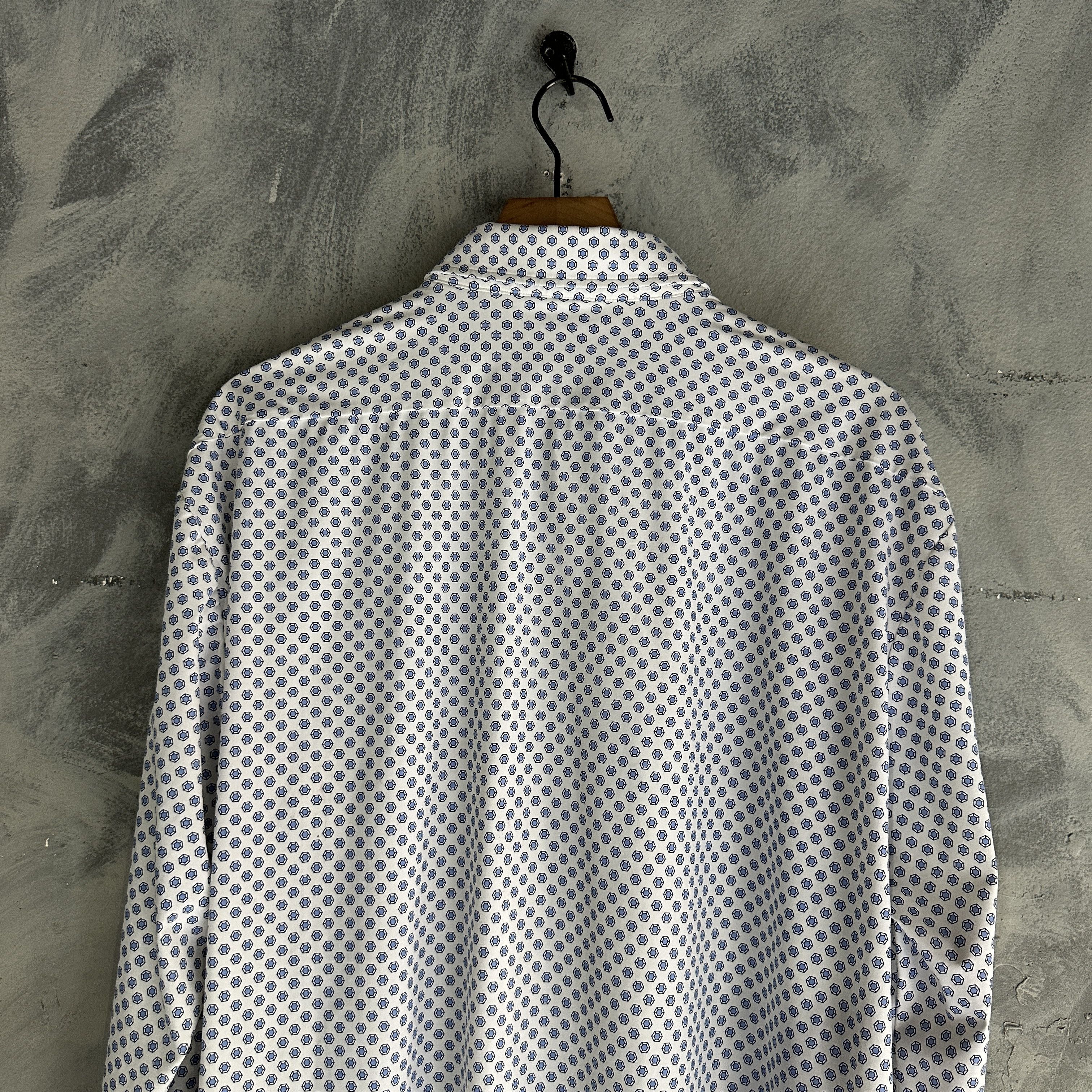 Hugo Boss Hugo Boss Button Up Shirt Mens Diamond P Roan Kent Size US XXL / EU 58 / 5 - 6 Thumbnail