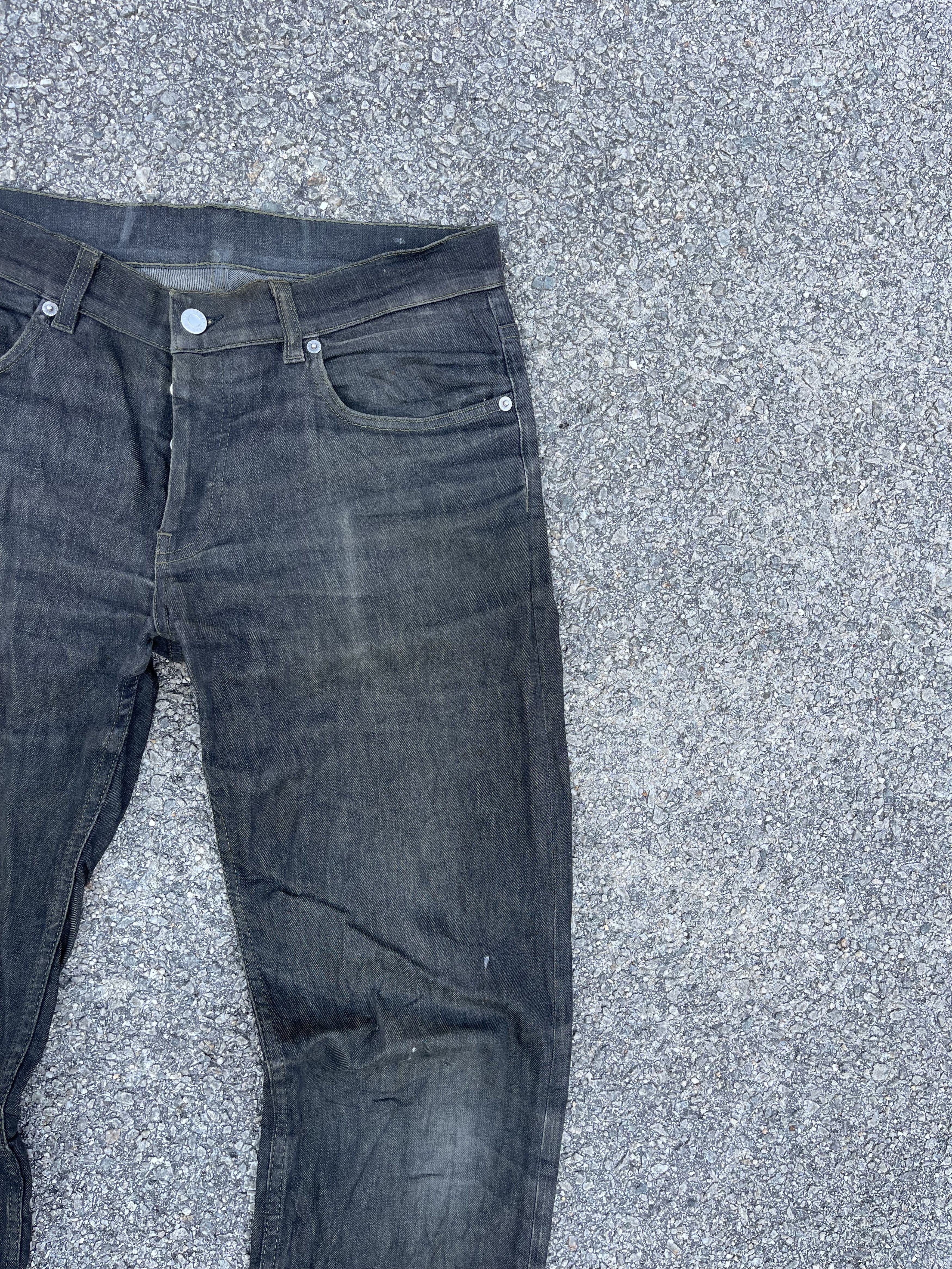 Designer × Helmut Lang × Vintage Vintage Helmut Lang Low Waist Contour Fit Raw Elastic Denim Size US 31 - 4 Thumbnail