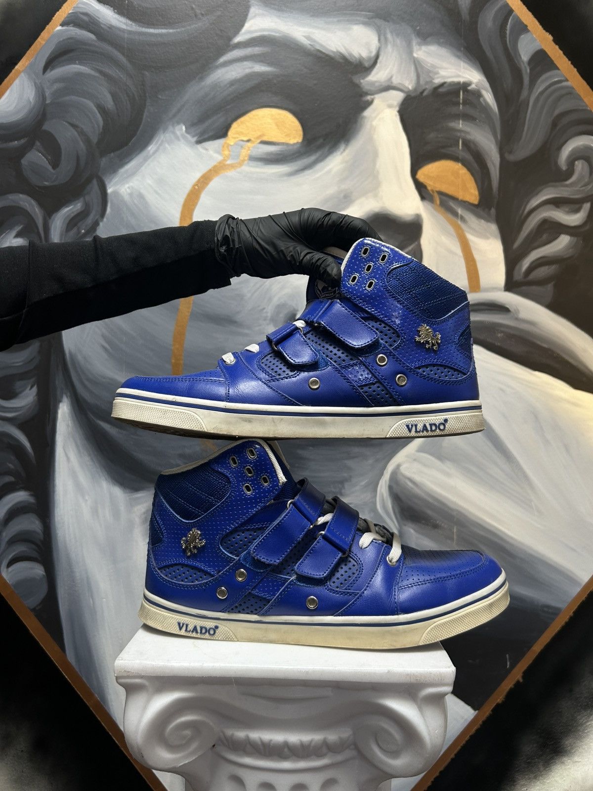Vlado Footwear Blue High Top Vlados Size US 11 / EU 44 - 5 Thumbnail