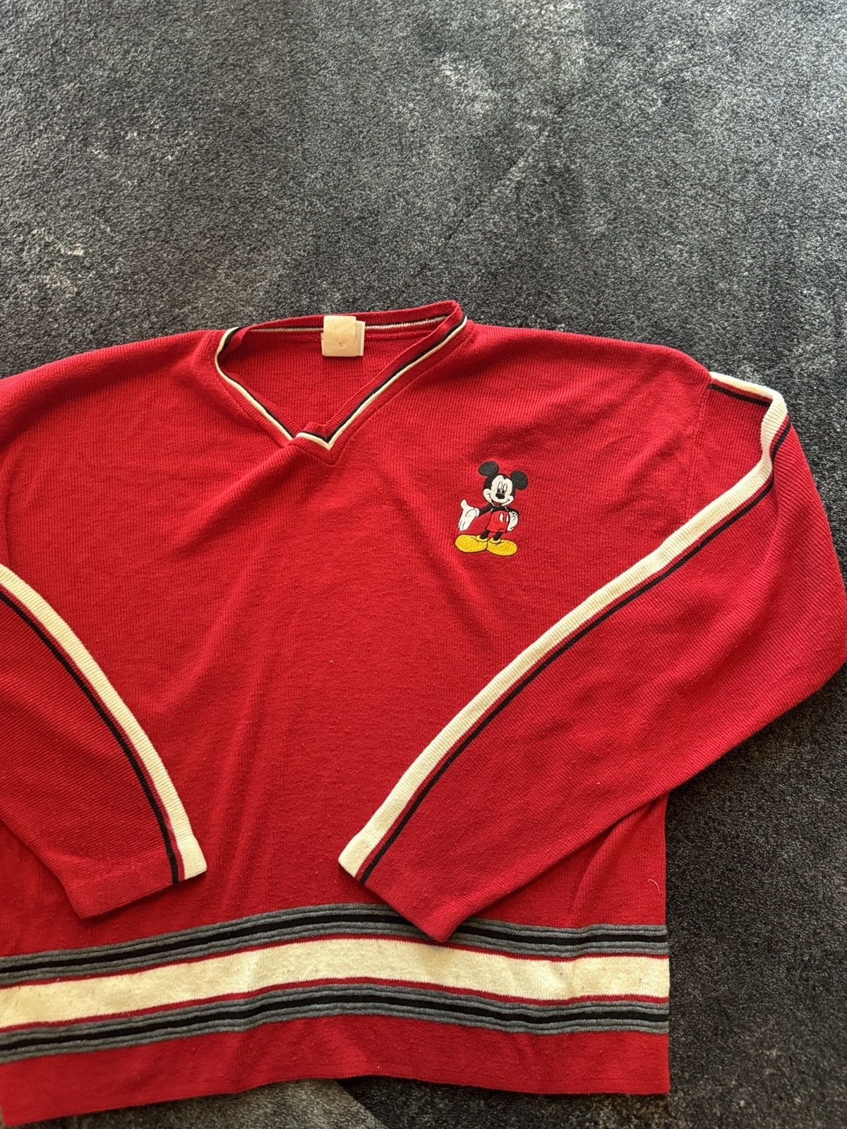 Mickey Unlimited 1998 MICKEY MOUSE VARSITY SWEATER Size US M / EU 48-50 / 2 - 3 Thumbnail