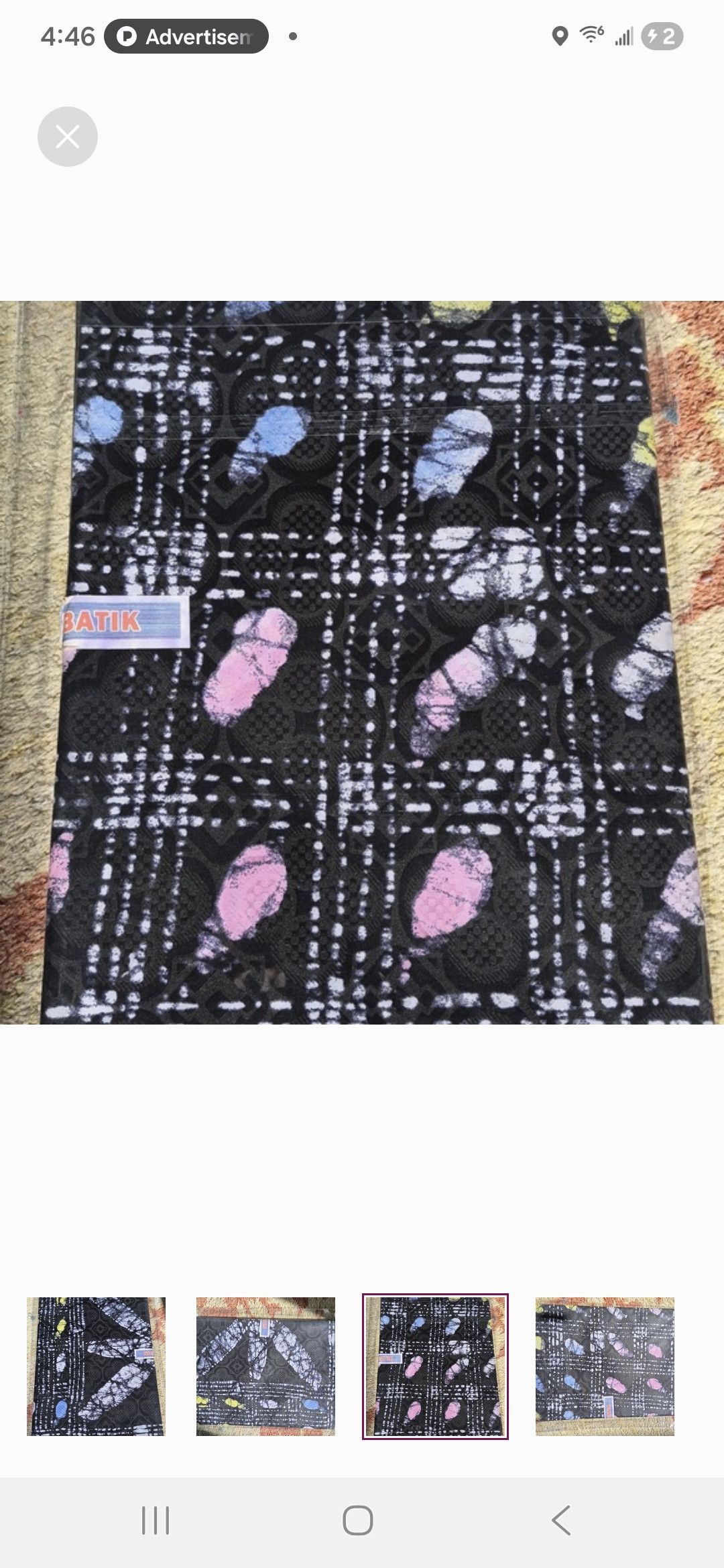 Other Nice Batik Fabric Size ONE SIZE - 2 Thumbnail