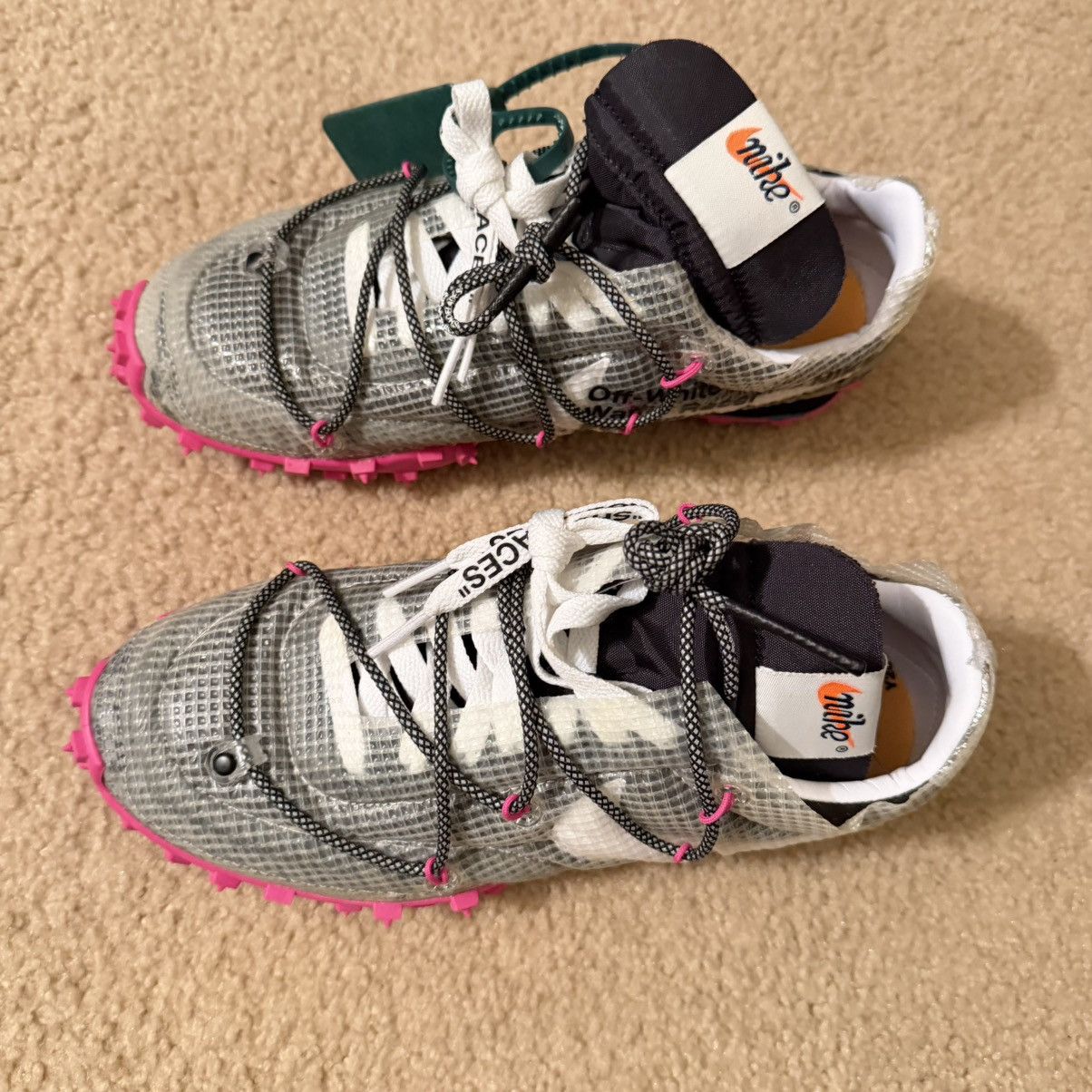 Nike × Off-White Nike X Off-White Waffle Racers Size US 7 / IT 37 - 4 Thumbnail