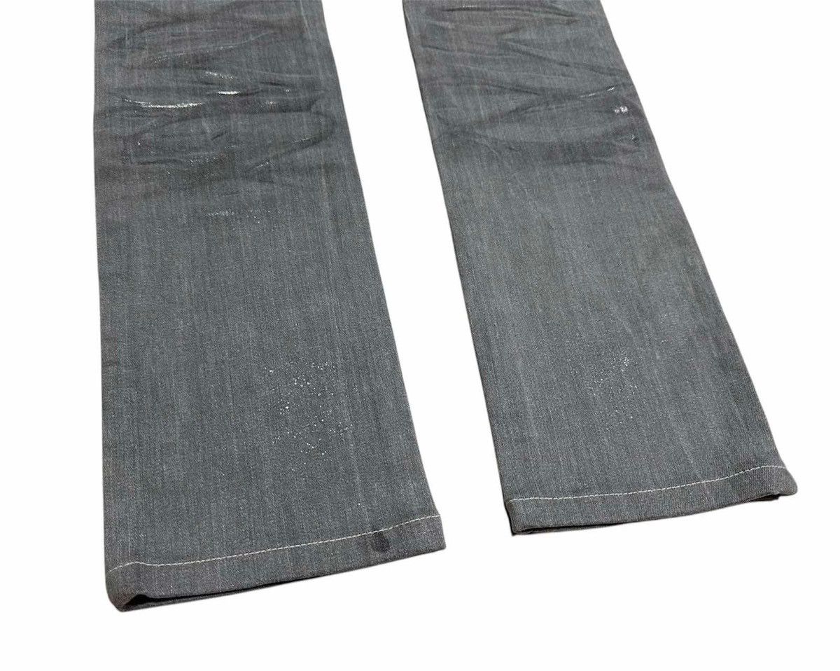 If Six Was Nine × Le Grande Bleu (L.G.B.) × Tornado Mart 🔥Y2K Archived Tornado Mart Denim Charcoal Mud Wash Glitter Size US 30 / EU 46 - 10 Thumbnail