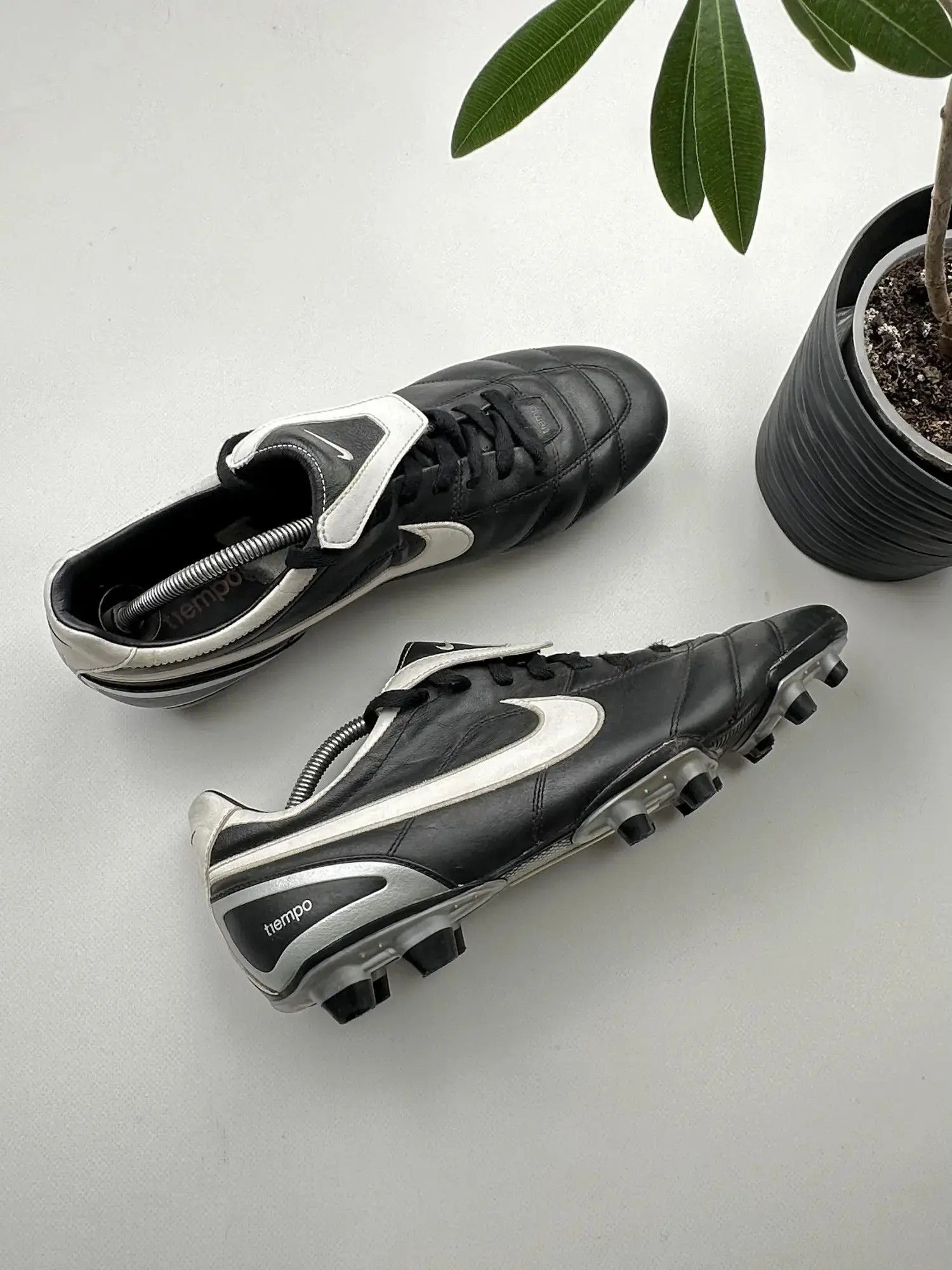 Nike × Streetwear × Vintage NIKE Tiempo Mystic II IC Black 