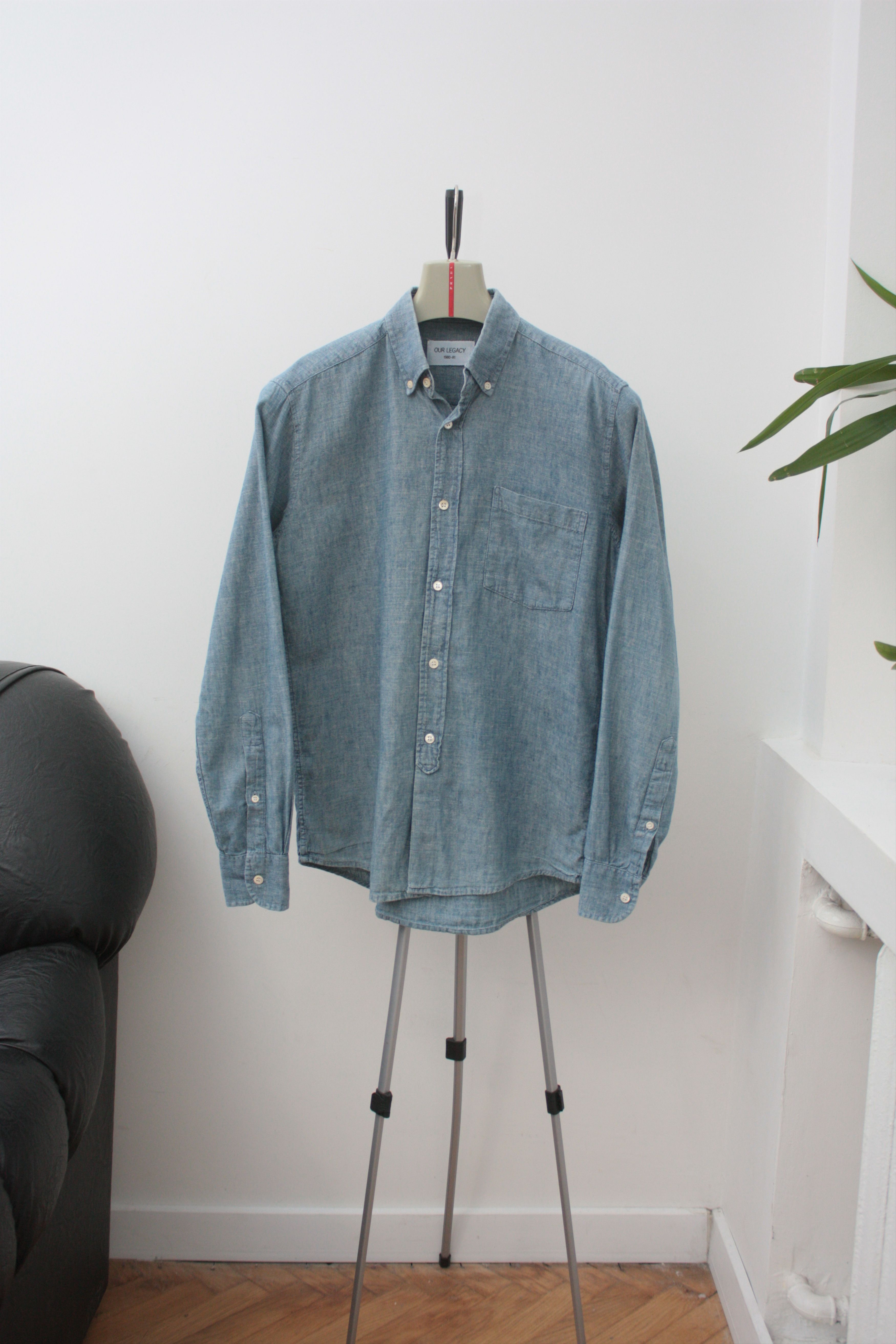 Our Legacy Our Legacy Blue Long Sleeve Shirt Men's Small Size US S / EU 44-46 / 1 - 3 Thumbnail