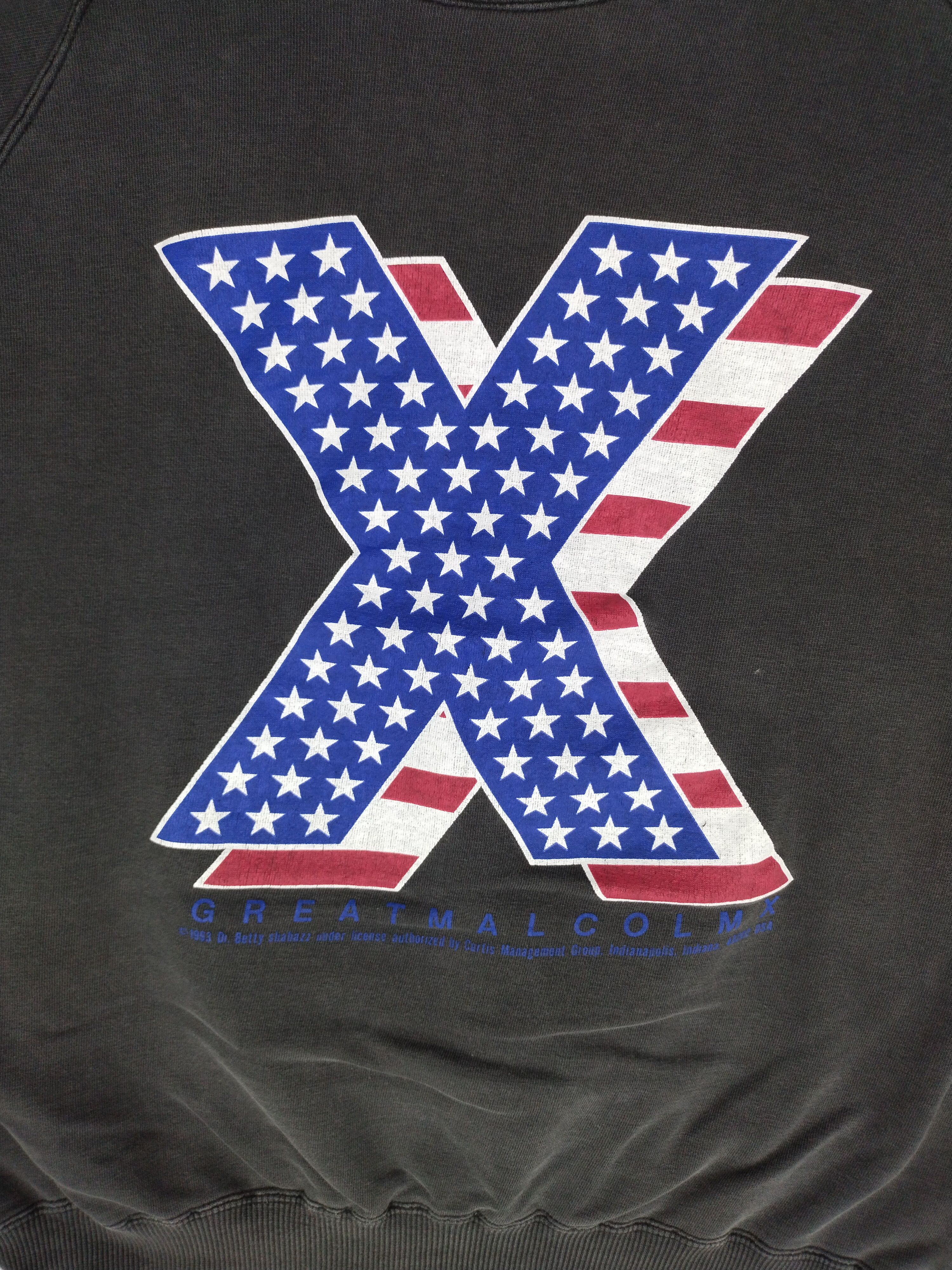 Vintage Vintage 93's Malcolm X Great Malcolm X Sweatshirt Size US M / EU 48-50 / 2 - 7 Thumbnail