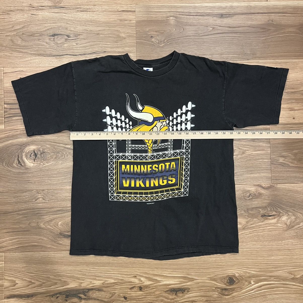 Starter Vintage Starter Minnesota Vikings Black T Shirt Large Size US L / EU 52-54 / 3 - 6 Thumbnail