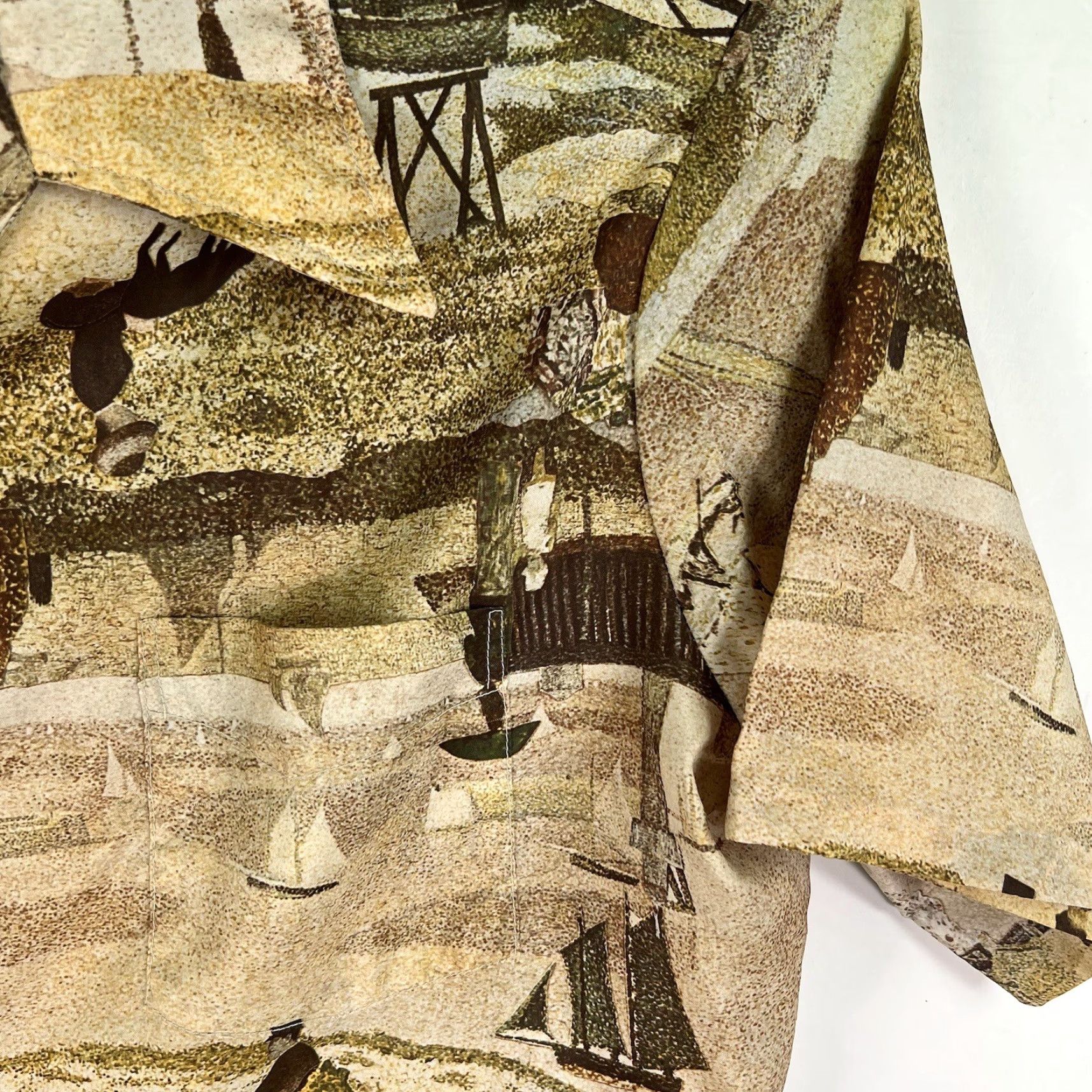 Vintage VINTAGE Spire California Reflections Button Up Casual Shirt Mens SZ L Brown Tan Size US L / EU 52-54 / 3 - 2 Thumbnail