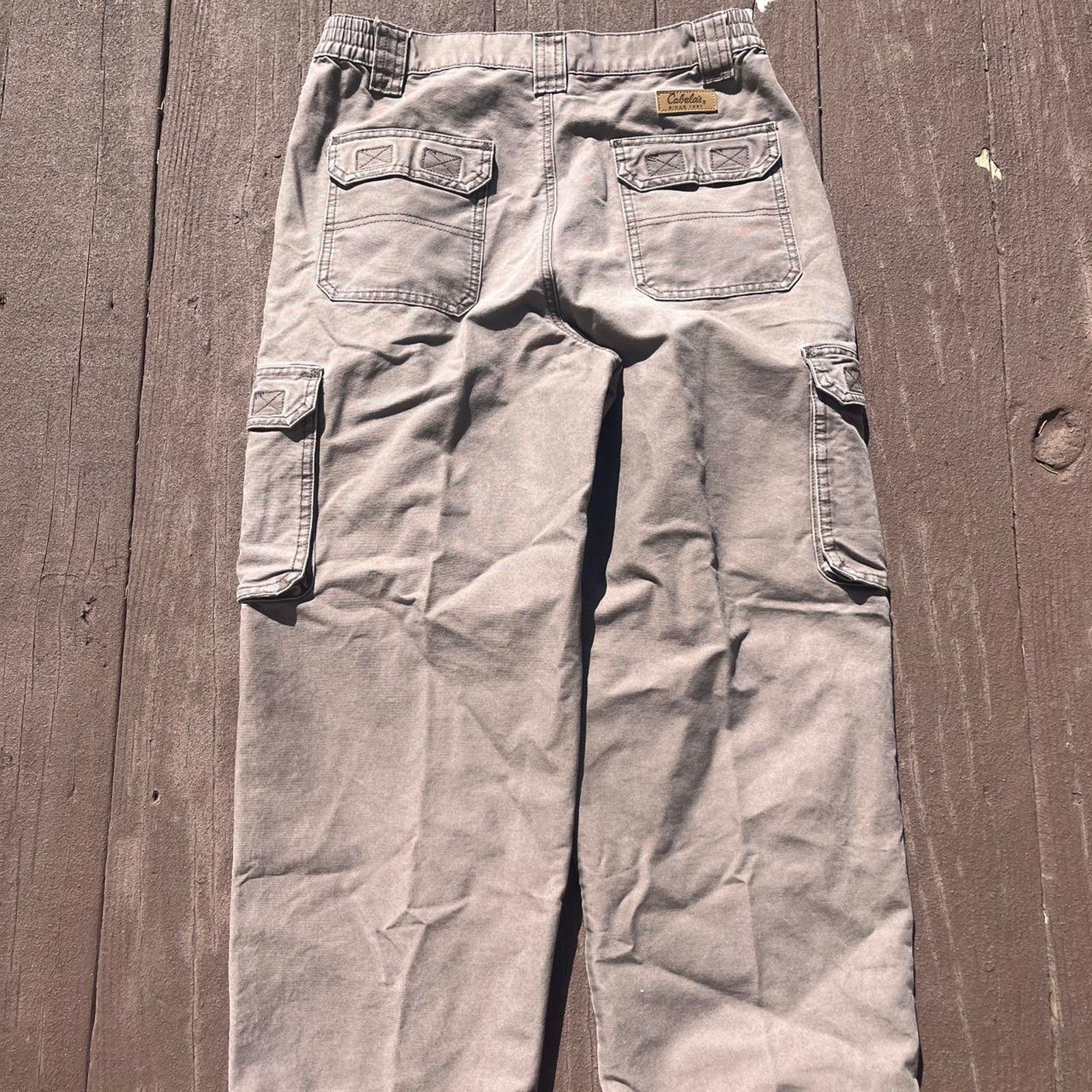 Cabelas Tan Cabela’s Baggy Cargo Pants Size US 32 / EU 48 - 3 Thumbnail