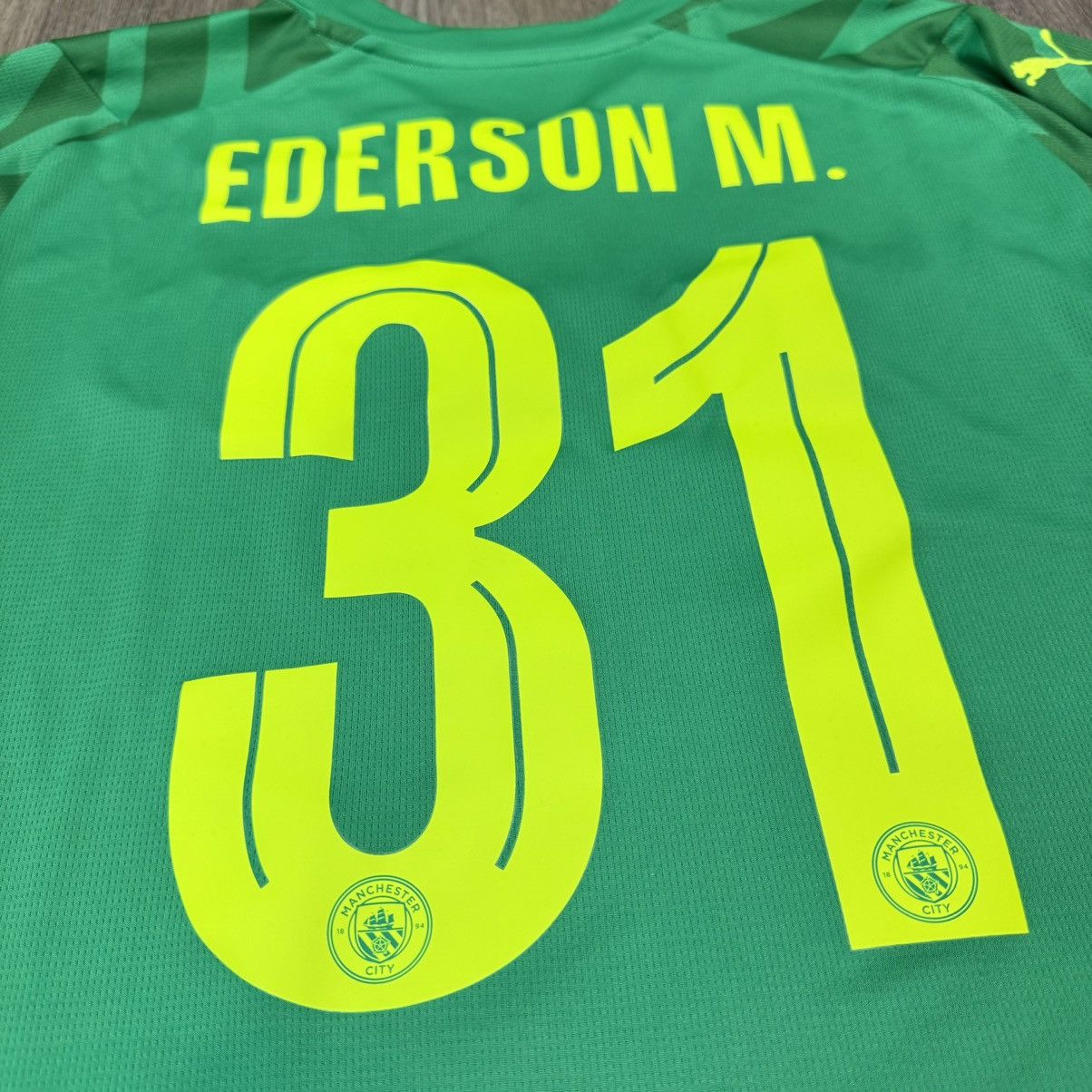 Puma Manchester City 23/24 goalkeeper shirt #31 Ederson (Bnwt) Size US L / EU 52-54 / 3 - 6 Thumbnail