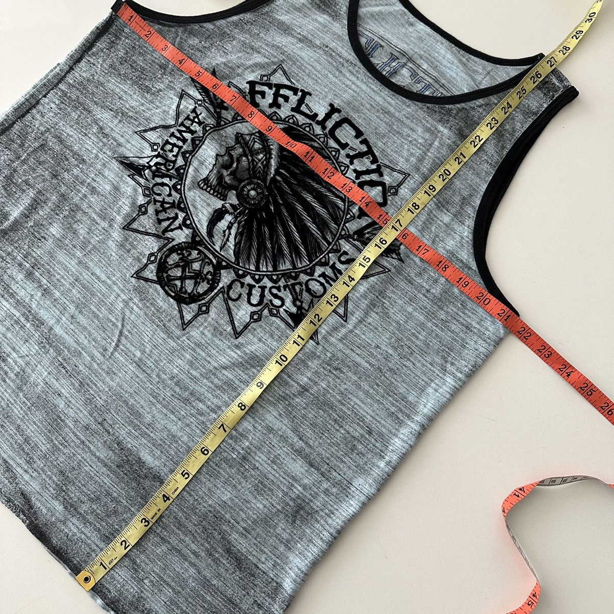 Affliction × Japanese Brand Crazy Affliction Y2K tank top Size Large Grunge Size US L / EU 52-54 / 3 - 8 Thumbnail