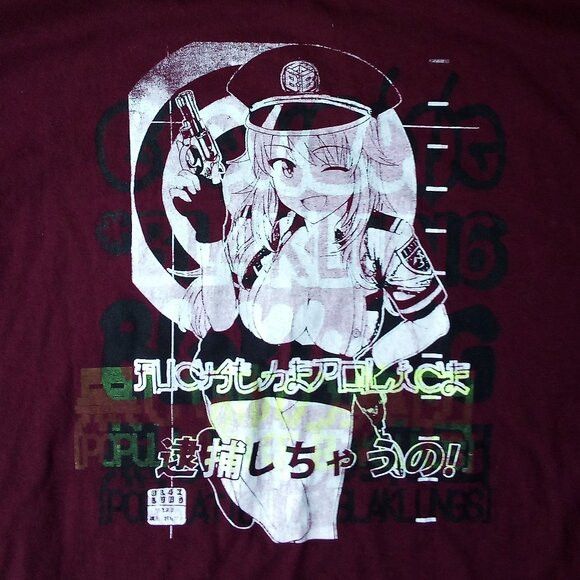 Hanes × Vintage Vintage Y2K BL4K LUNG Anime %!@% The Police T-Shirt Size US XL / EU 56 / 4 - 1 Thumbnail