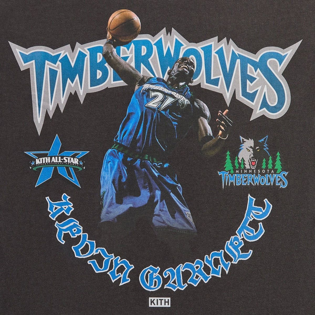 Kith Kith NBA All-Star Minnesota Timberwolves Garnett Vintage XL Size US XL / EU 56 / 4 - 2 Thumbnail