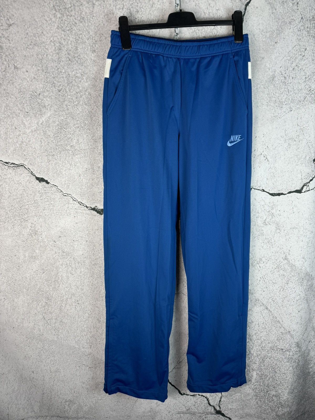 Nike Y2K Nike vintage 00s Blue track pants gorpcore drill hype Size US 36 / EU 52 - 1 Thumbnail