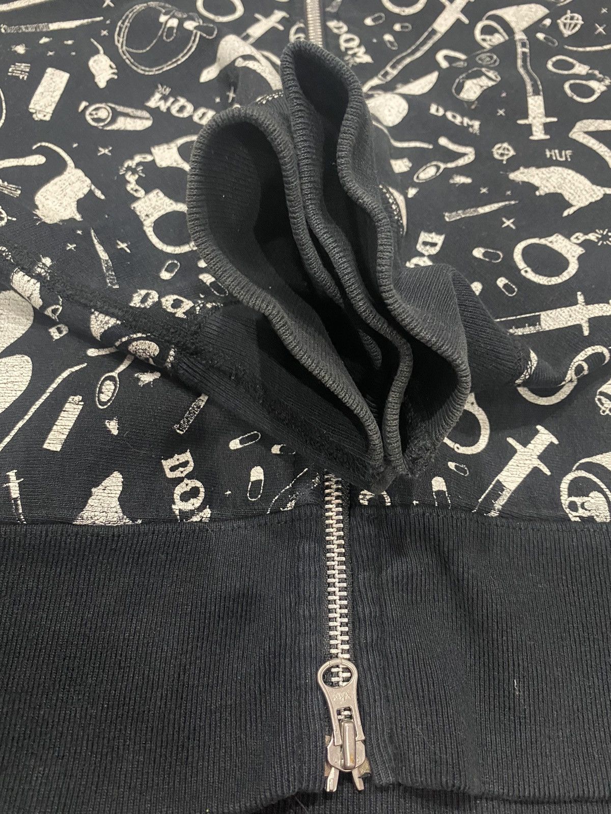DQM Huf X Dqm Fullprint Zipper Hoodie Size US L / EU 52-54 / 3 - 19 Thumbnail